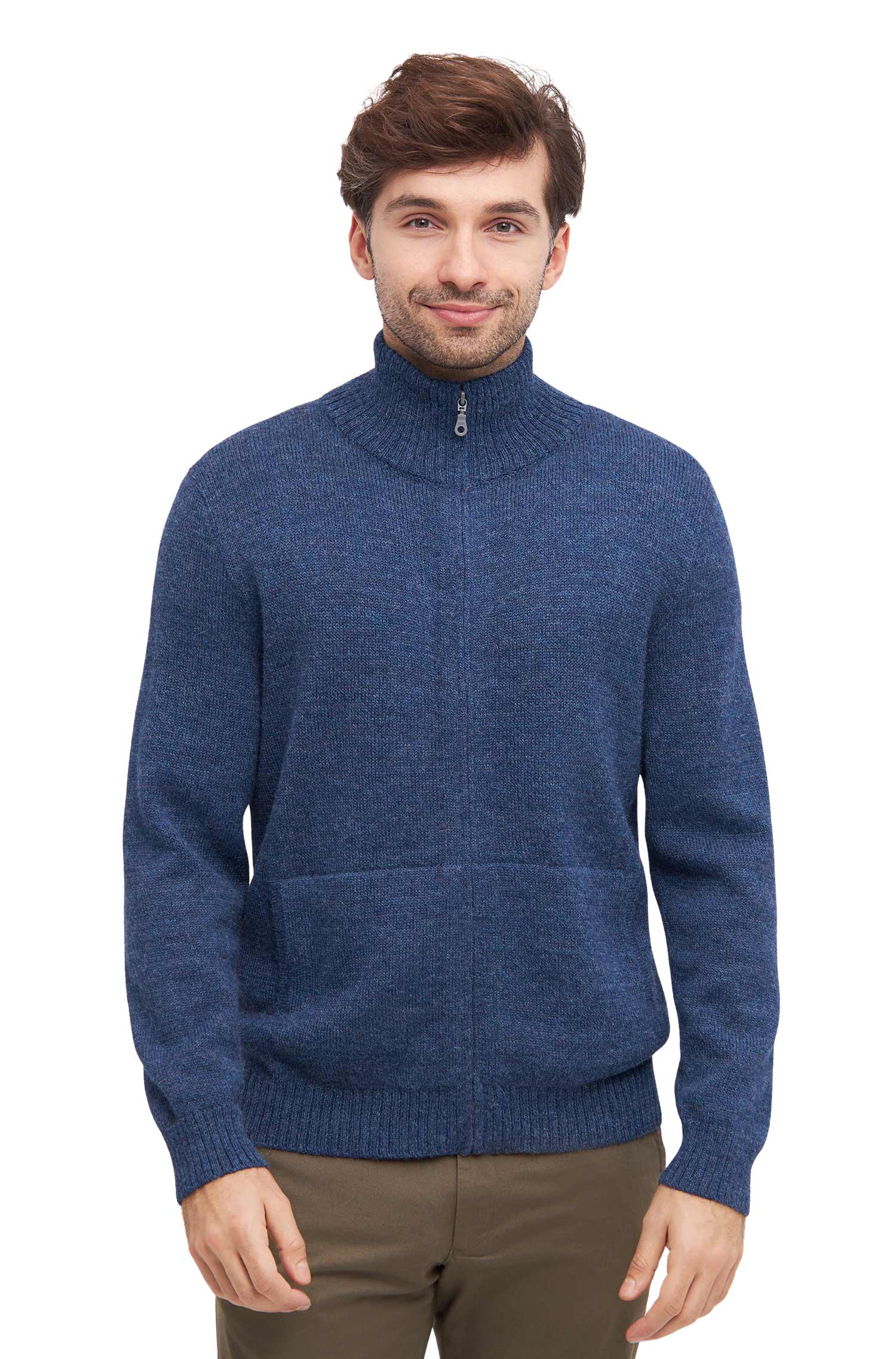 Alpaka Strickjacke RONALDO aus 100% Baby Alpaka