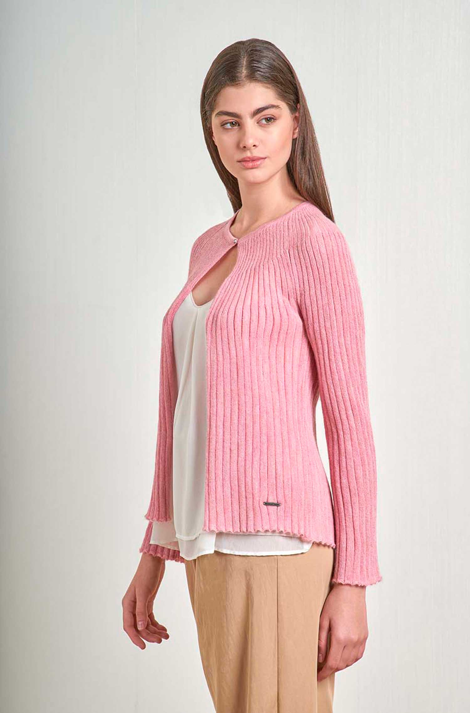 Alpaca cardigan VANDA made of 100% baby alpaca