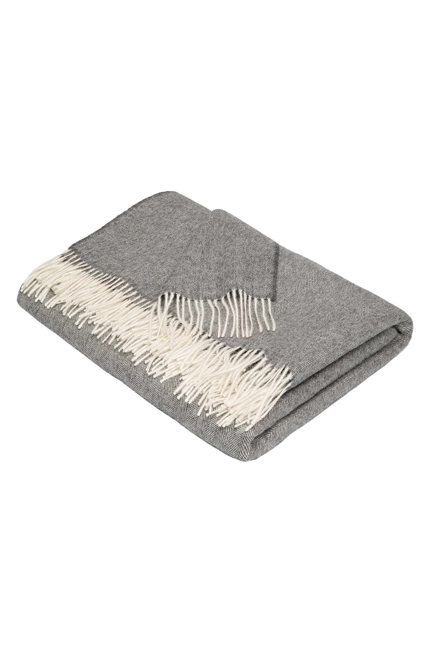 Alpaka Tages Decke FISCHGRAT aus 100% Baby Alpaka