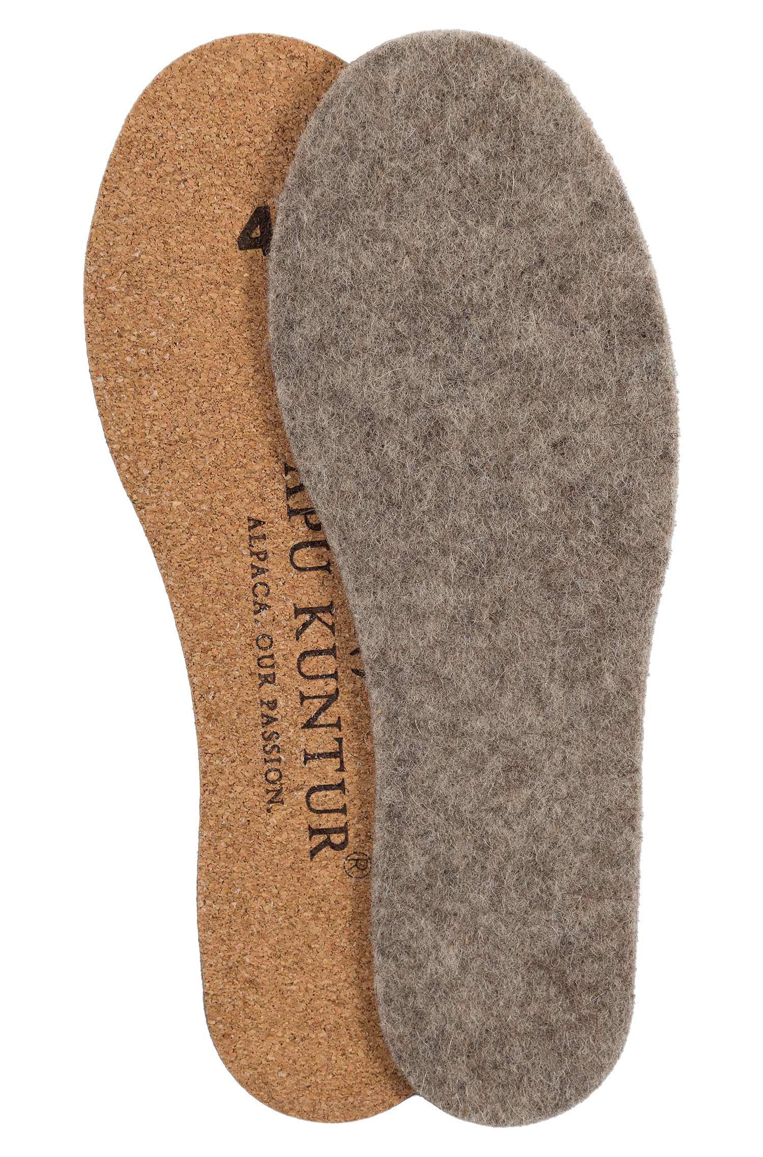 Alpaka THERMOSOHLEN mit Kork (Gr. 36-50)