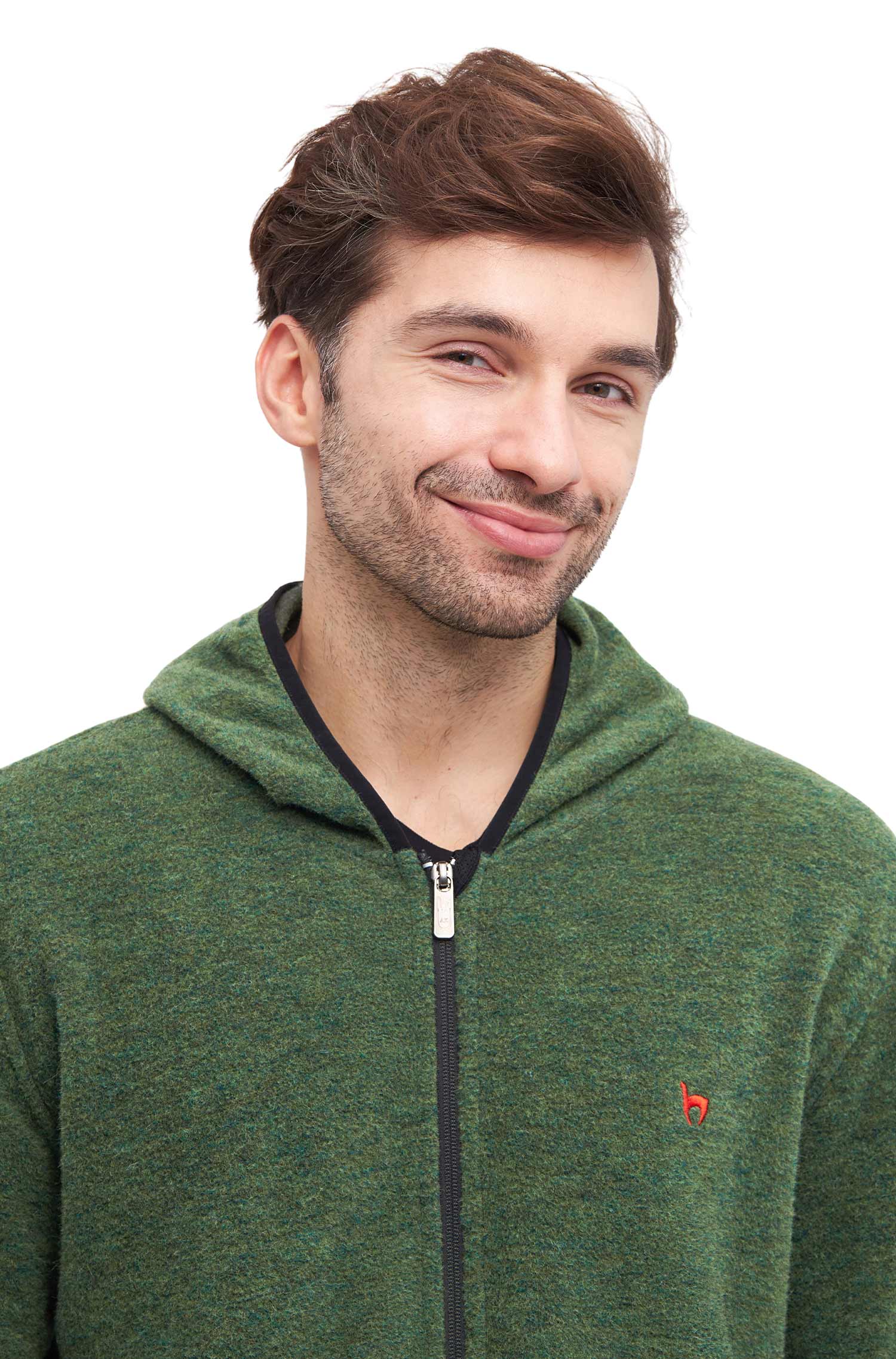 Alpaka Unisex Kapuzenjacke APU FLEECE