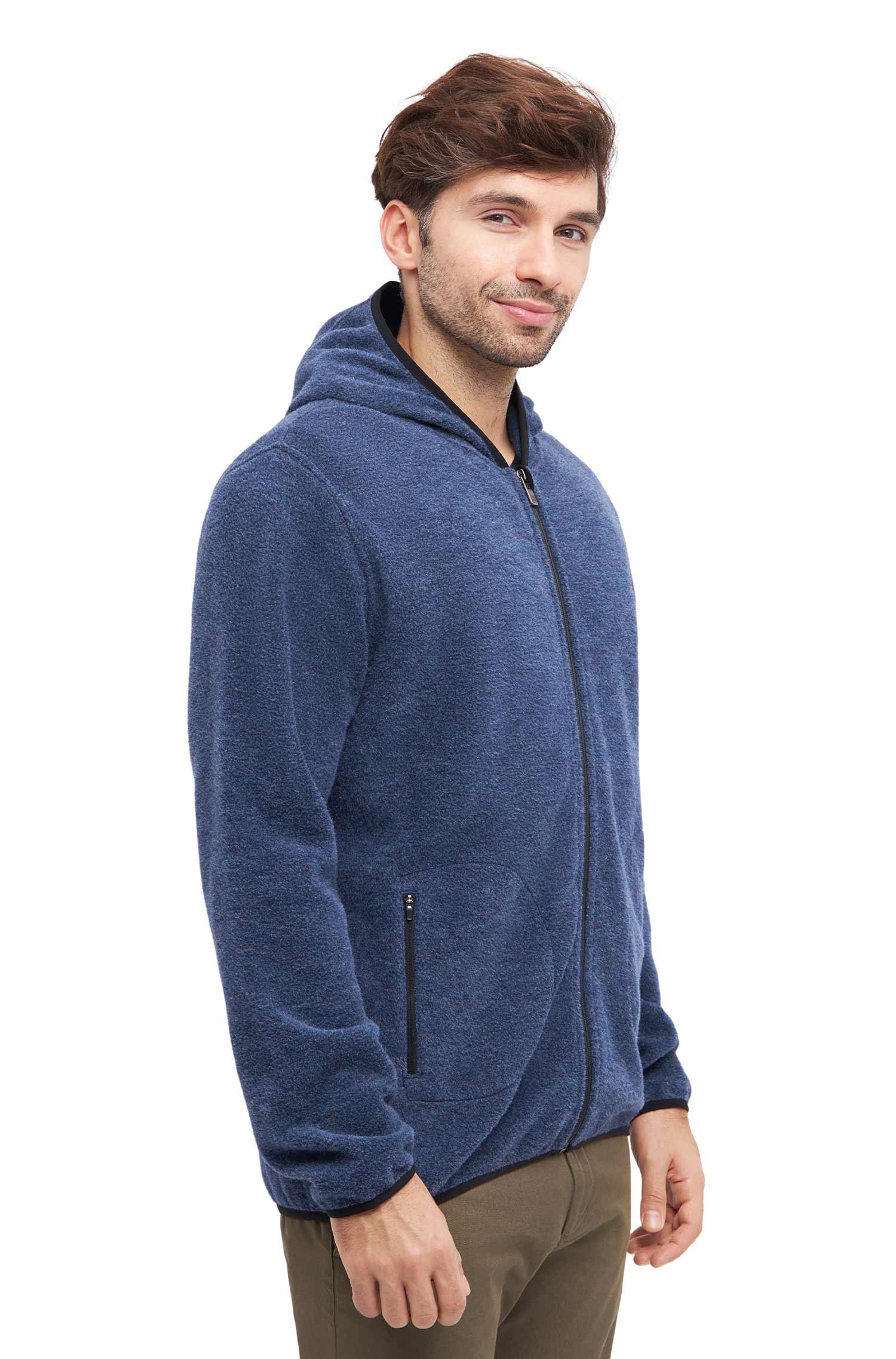 Alpaka Unisex Kapuzenjacke APU FLEECE