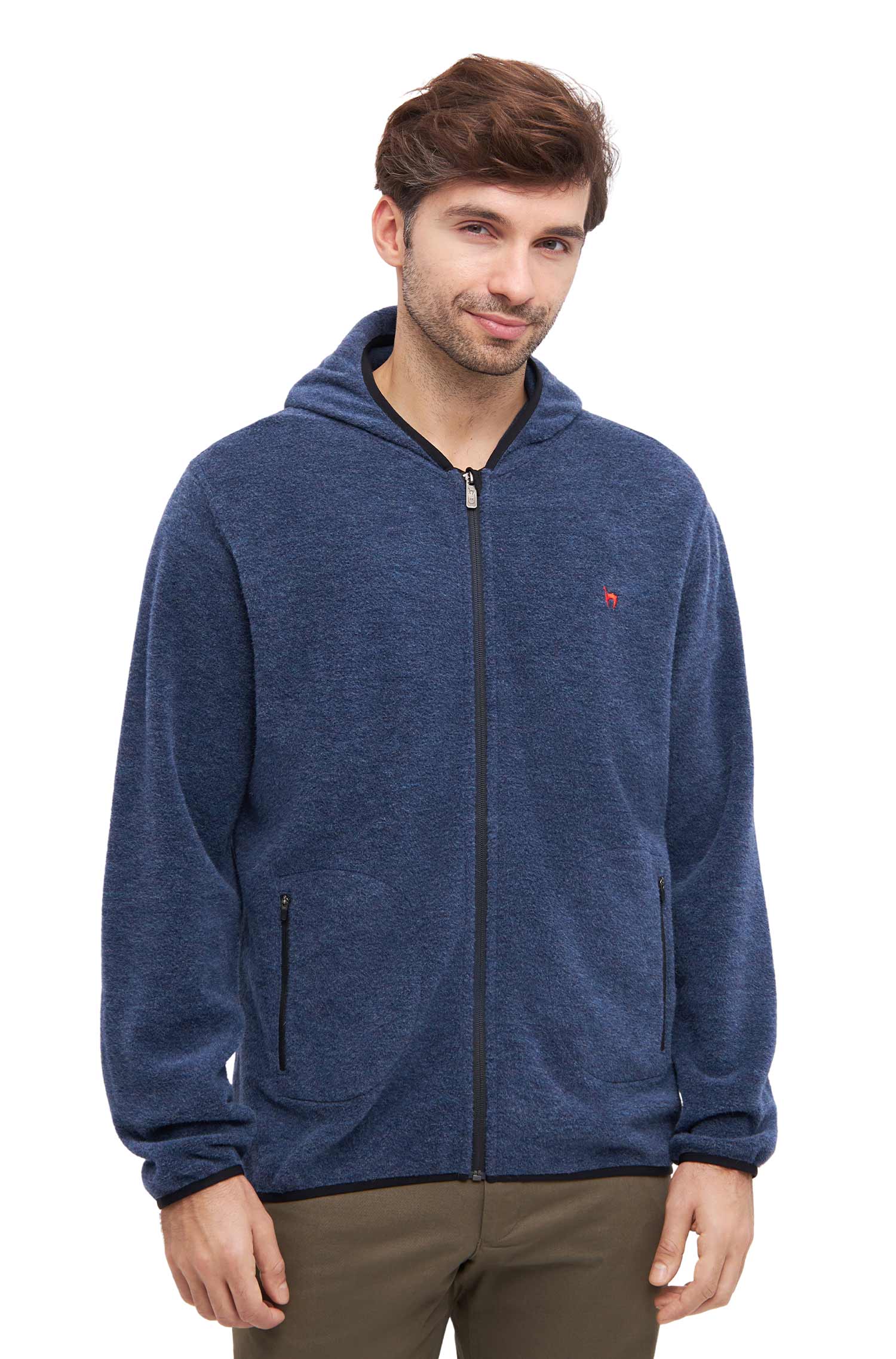 Alpaka Unisex Kapuzenjacke APU FLEECE