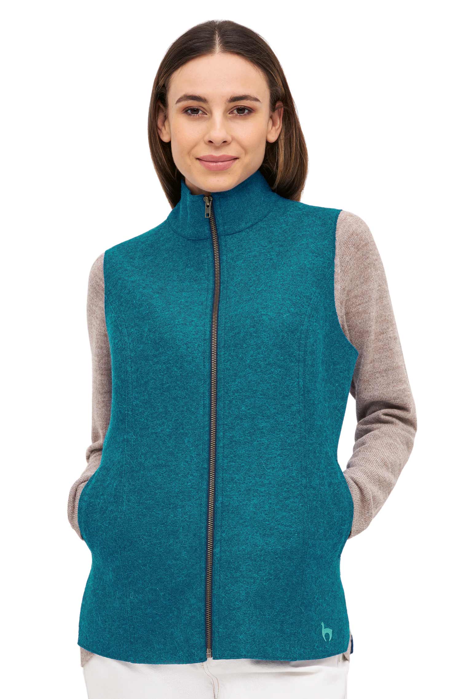 Alpaka Walk-Weste AVELINA