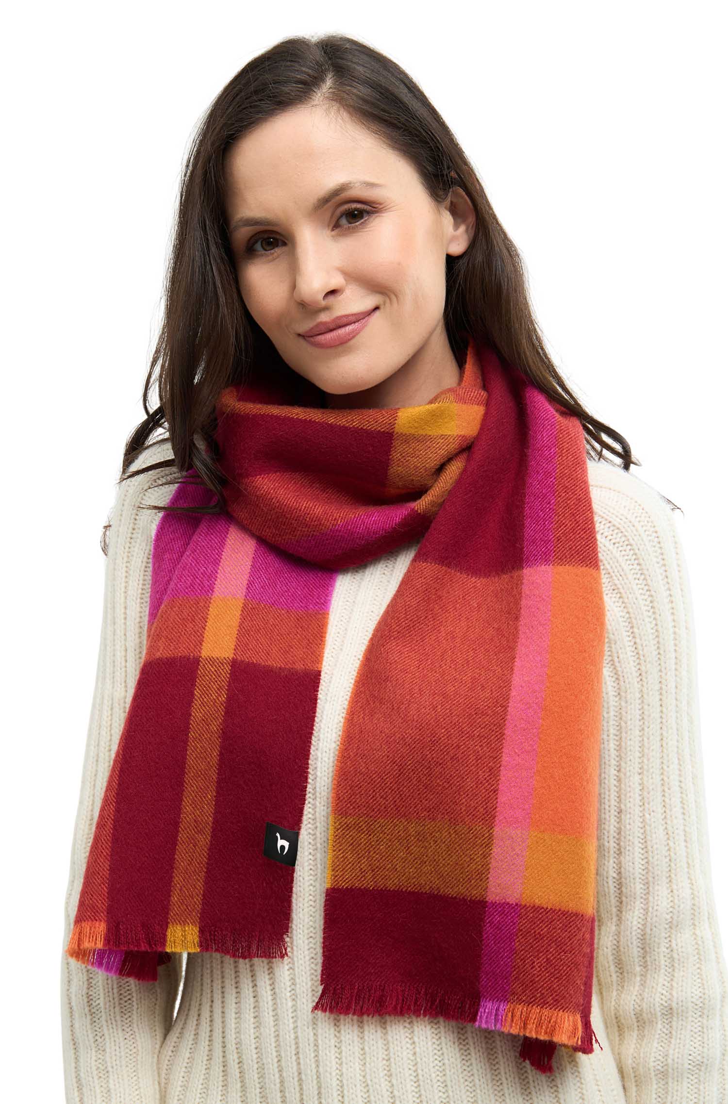 Alpaka Webschal ALEGRO aus 100% Royal Alpaka