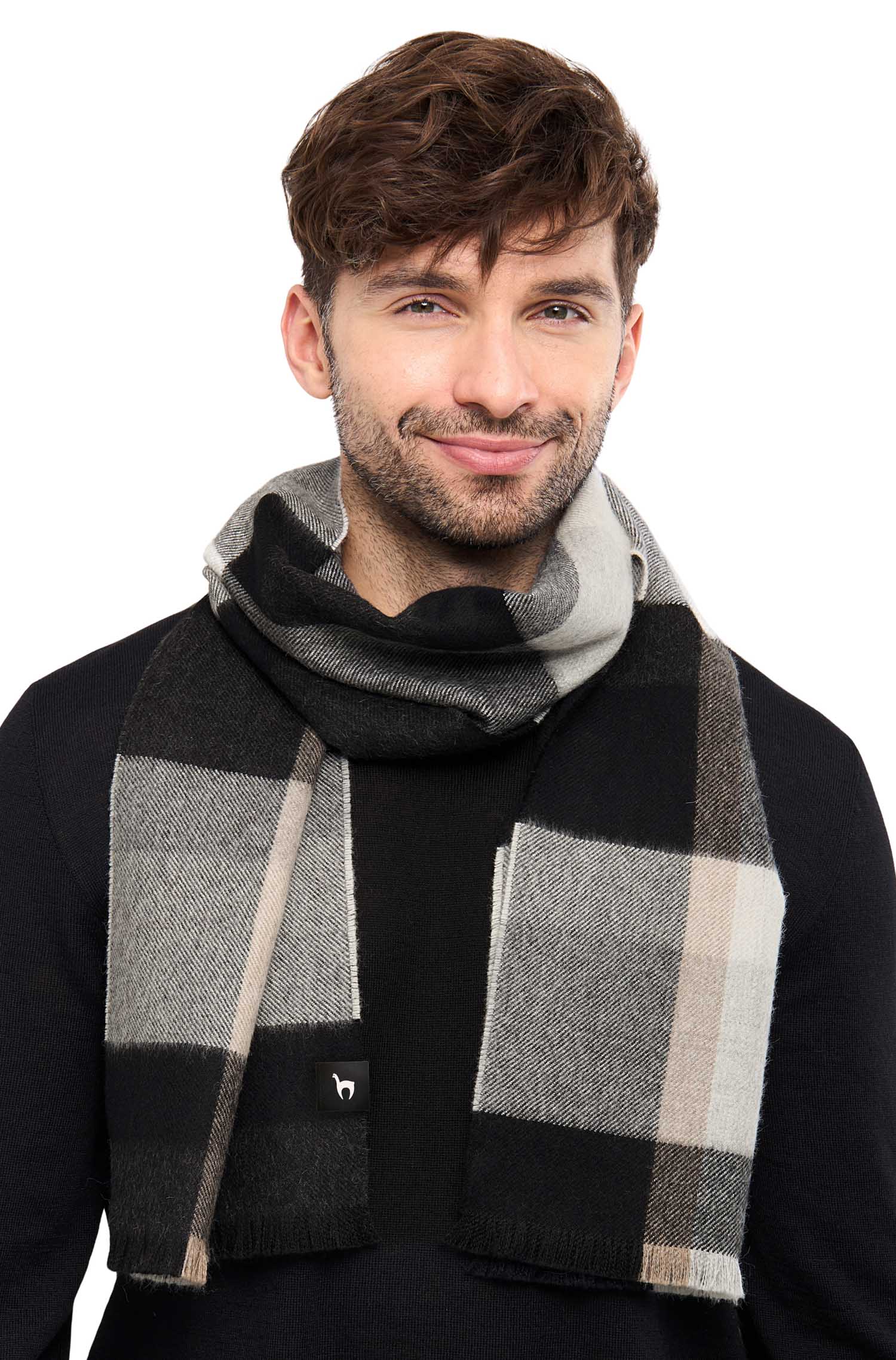 Alpaka Webschal AMIGO aus 100% Royal Alpaka