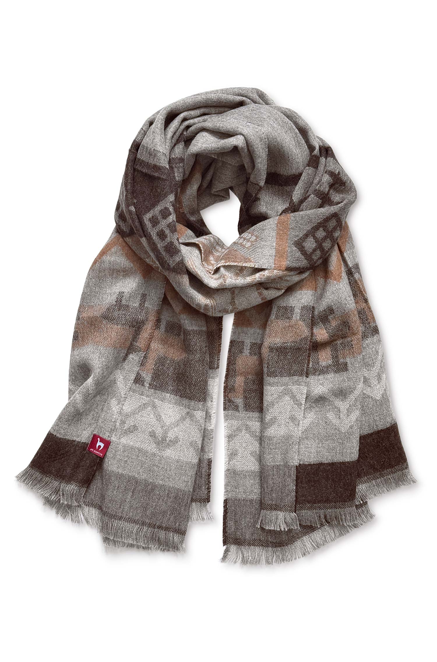 Alpaka Webschal CAMINO aus 100% Baby Alpaka