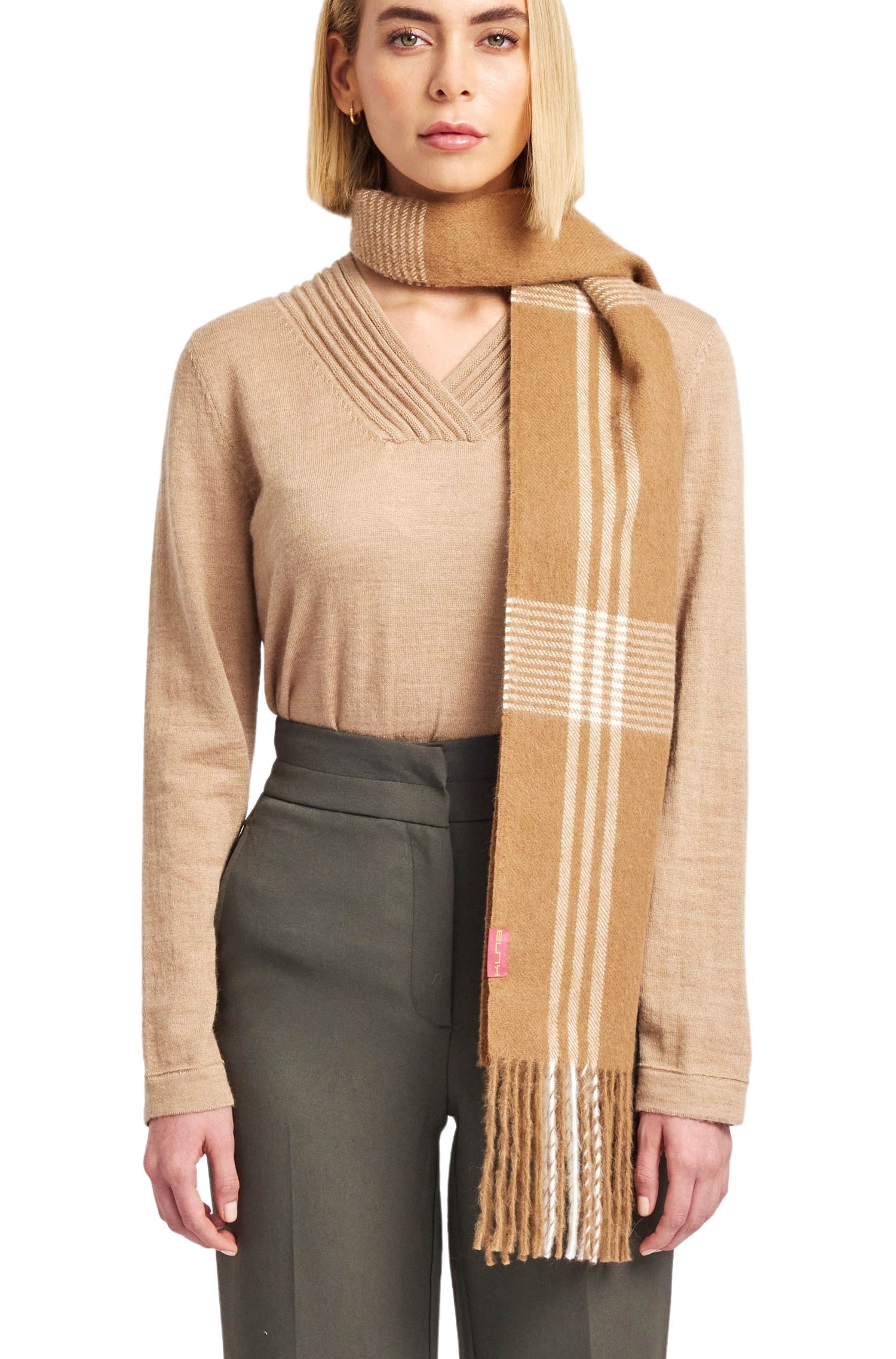 Alpaka Webschal WARSY aus 100% Baby Alpaka