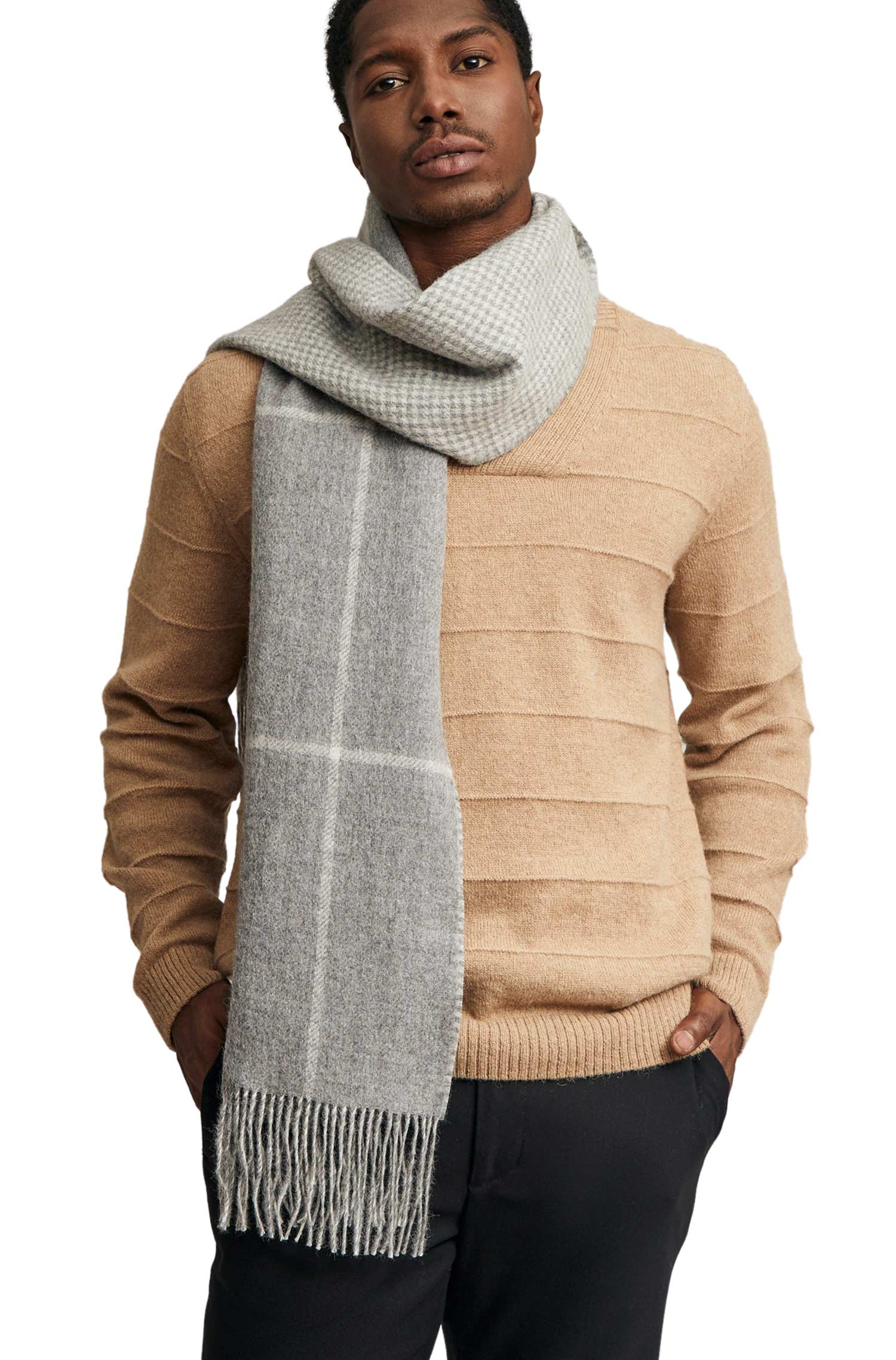 Alpaka Webschal WAS aus 100% Baby Alpaka