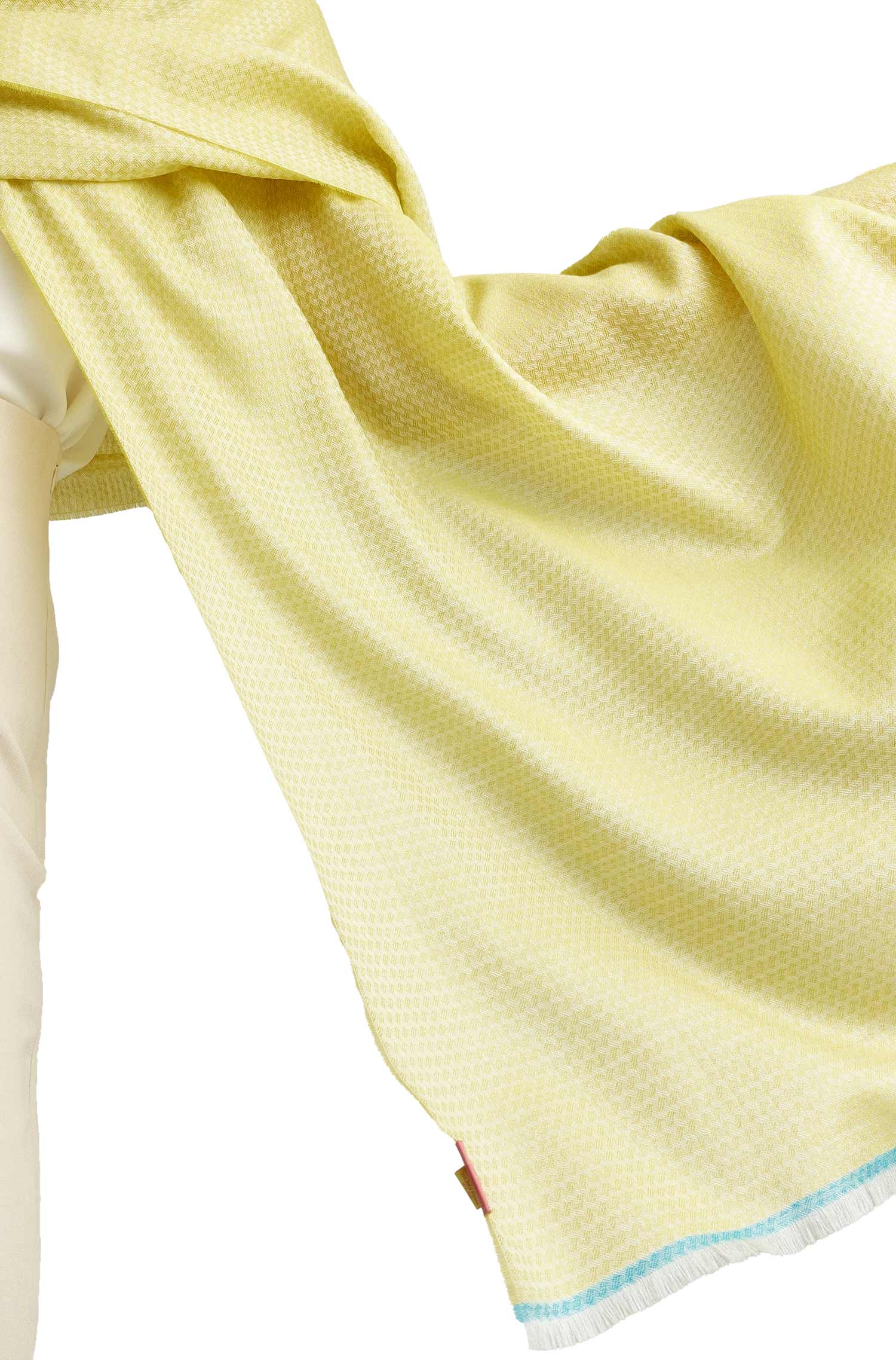 Alpaka Webschal WAYNE aus Baby Alpaka & Seide