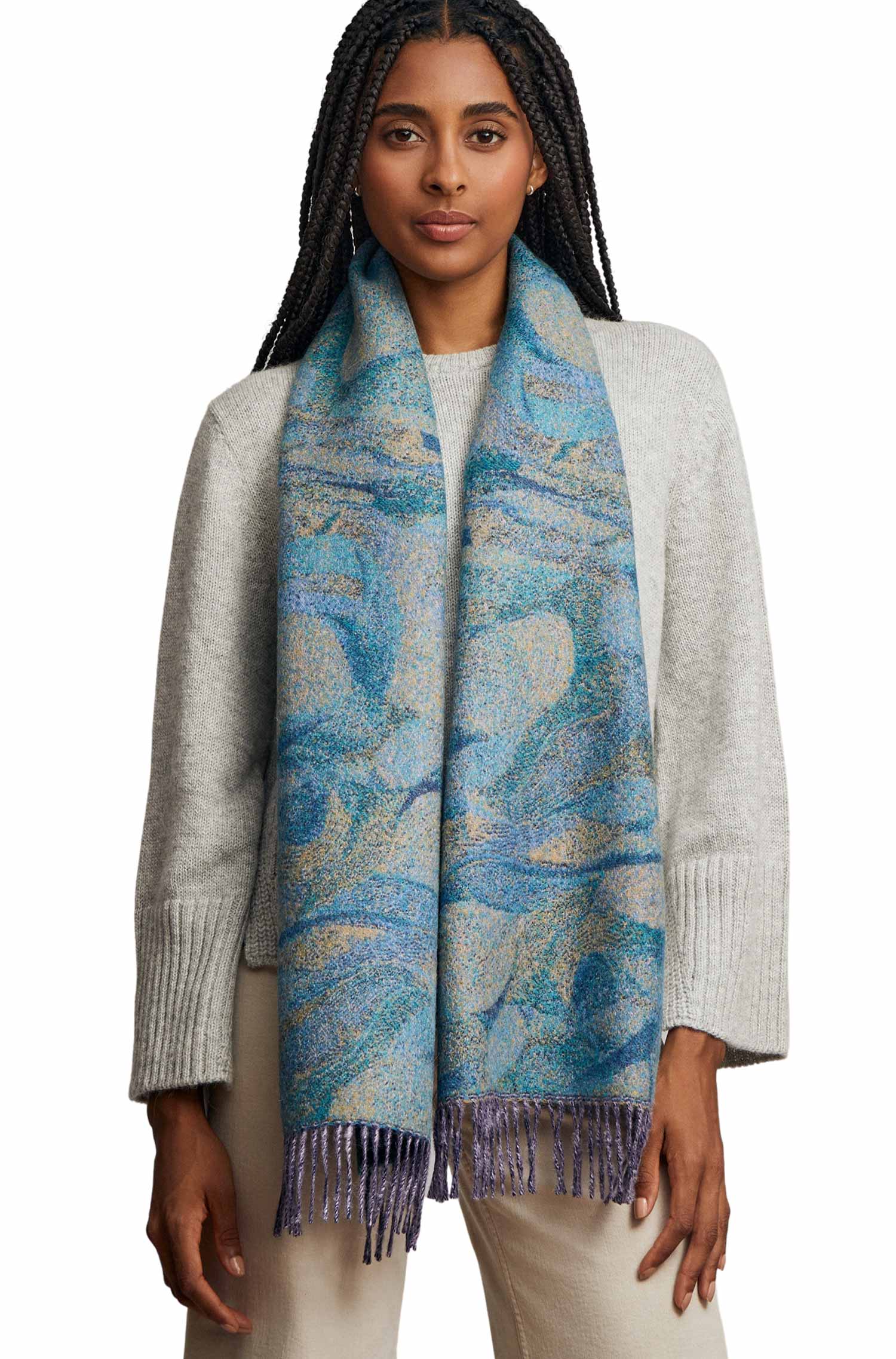 Alpaca woven scarf WILLING made from 100% baby alpaca