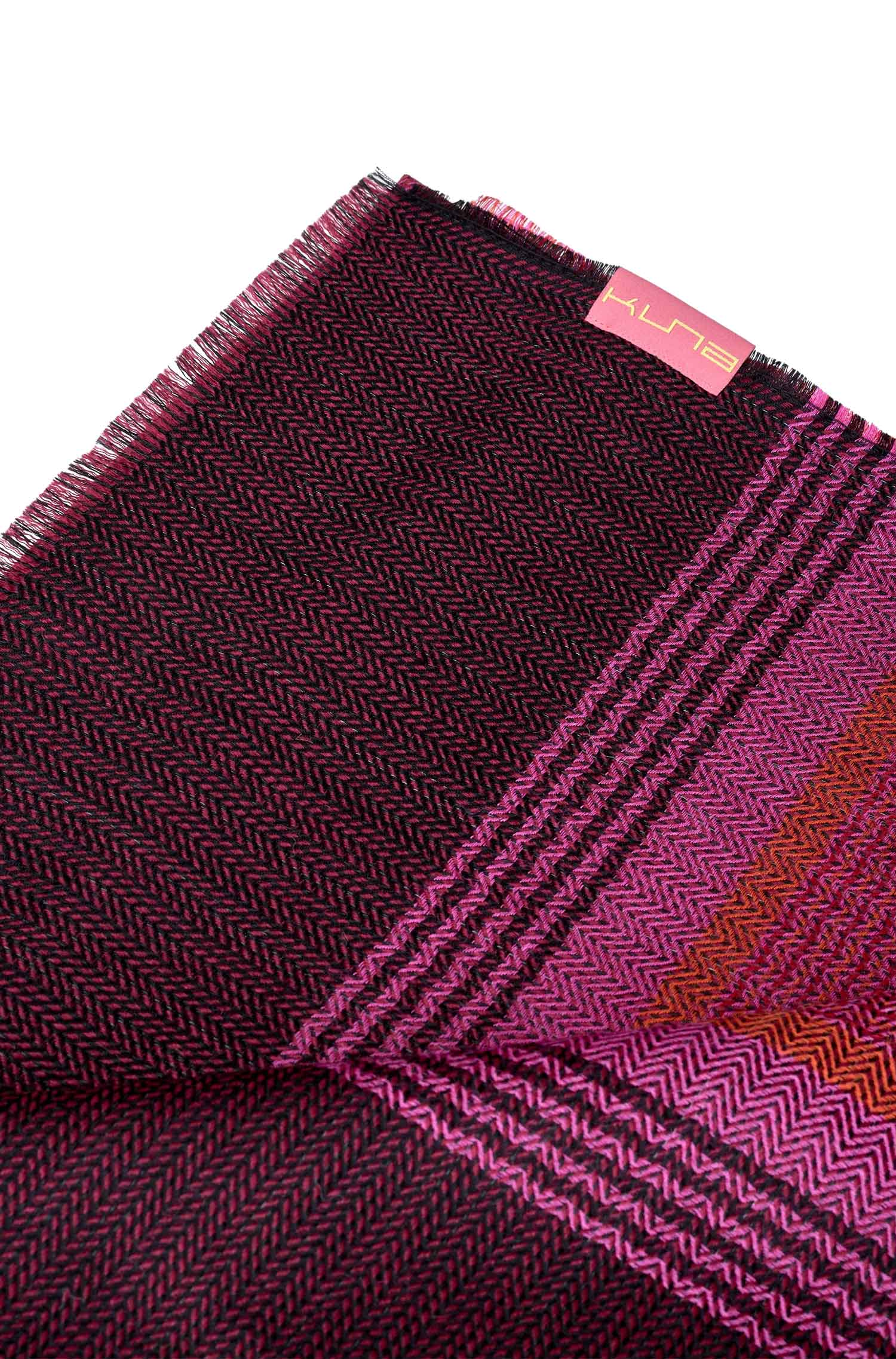 Alpaka Webschal WOI aus Alpaka & Seide