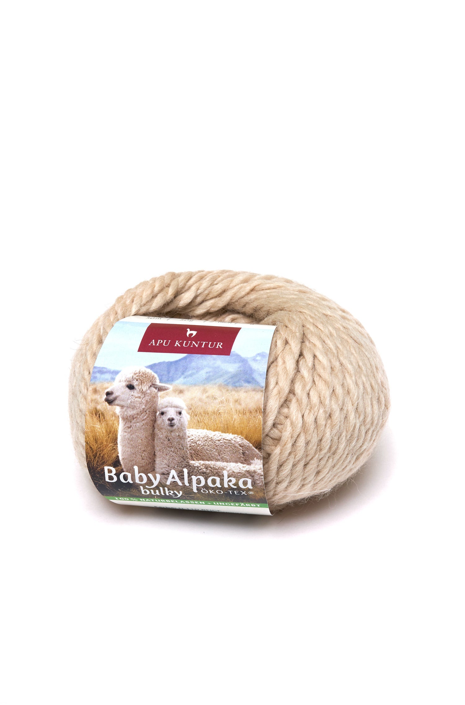 Laine d'alpaga BULKY | 50g | 100% bébé alpaga