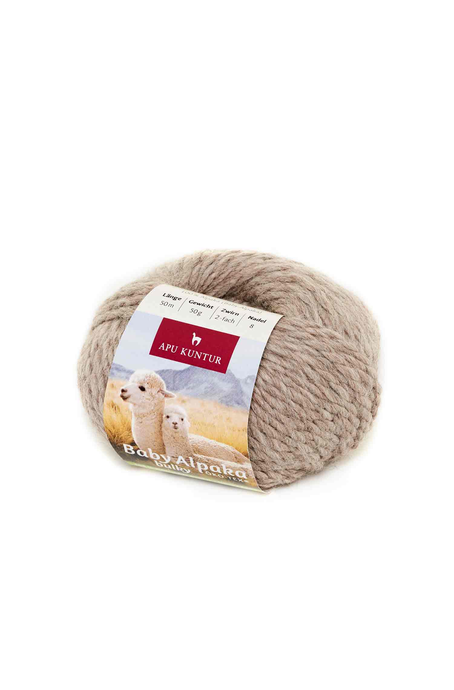 Alpaka Wolle BULKY | 50g | 100% Baby Alpaka