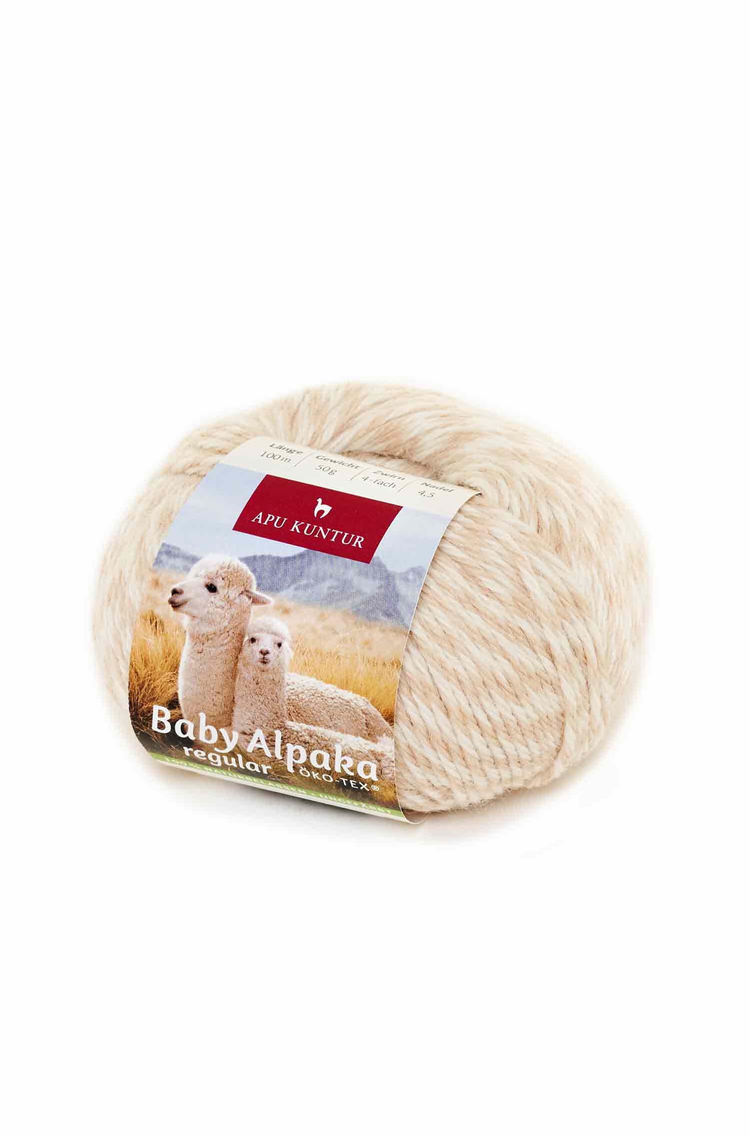 Laine d'alpaga RÉGULIER | 50g | 100% bébé alpaga | 36 couleurs