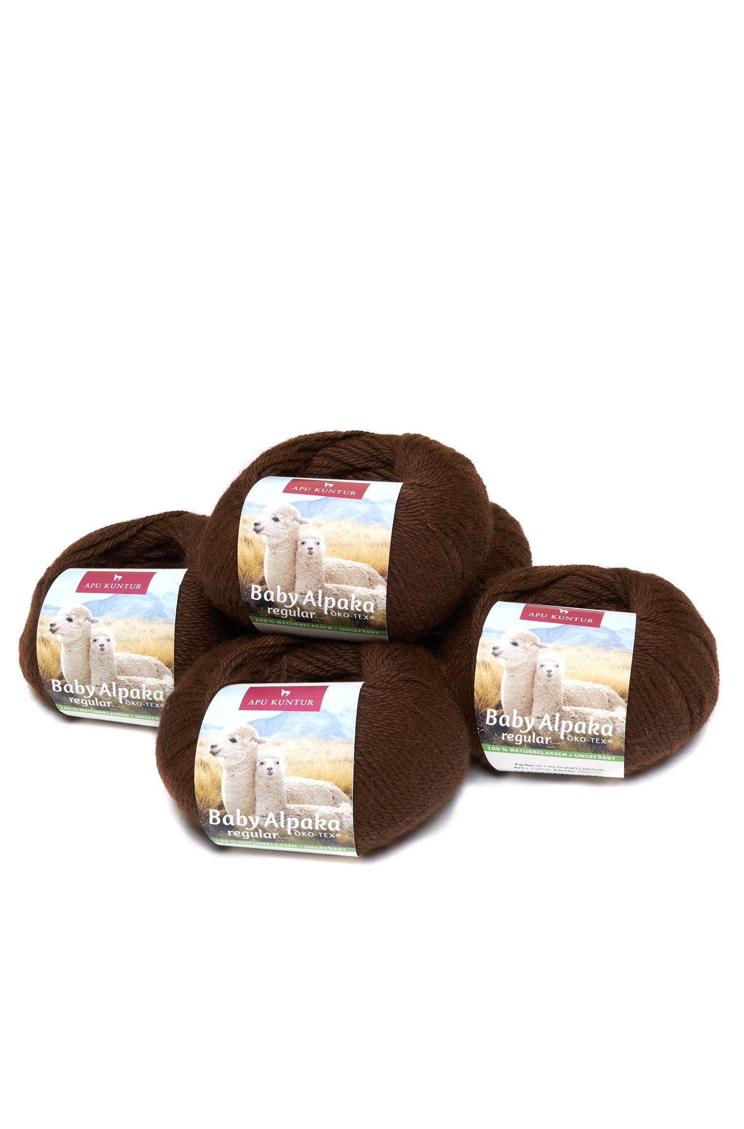 Alpaca wool REGULAR | 50g | Pack of 5 | 100% baby alpaca