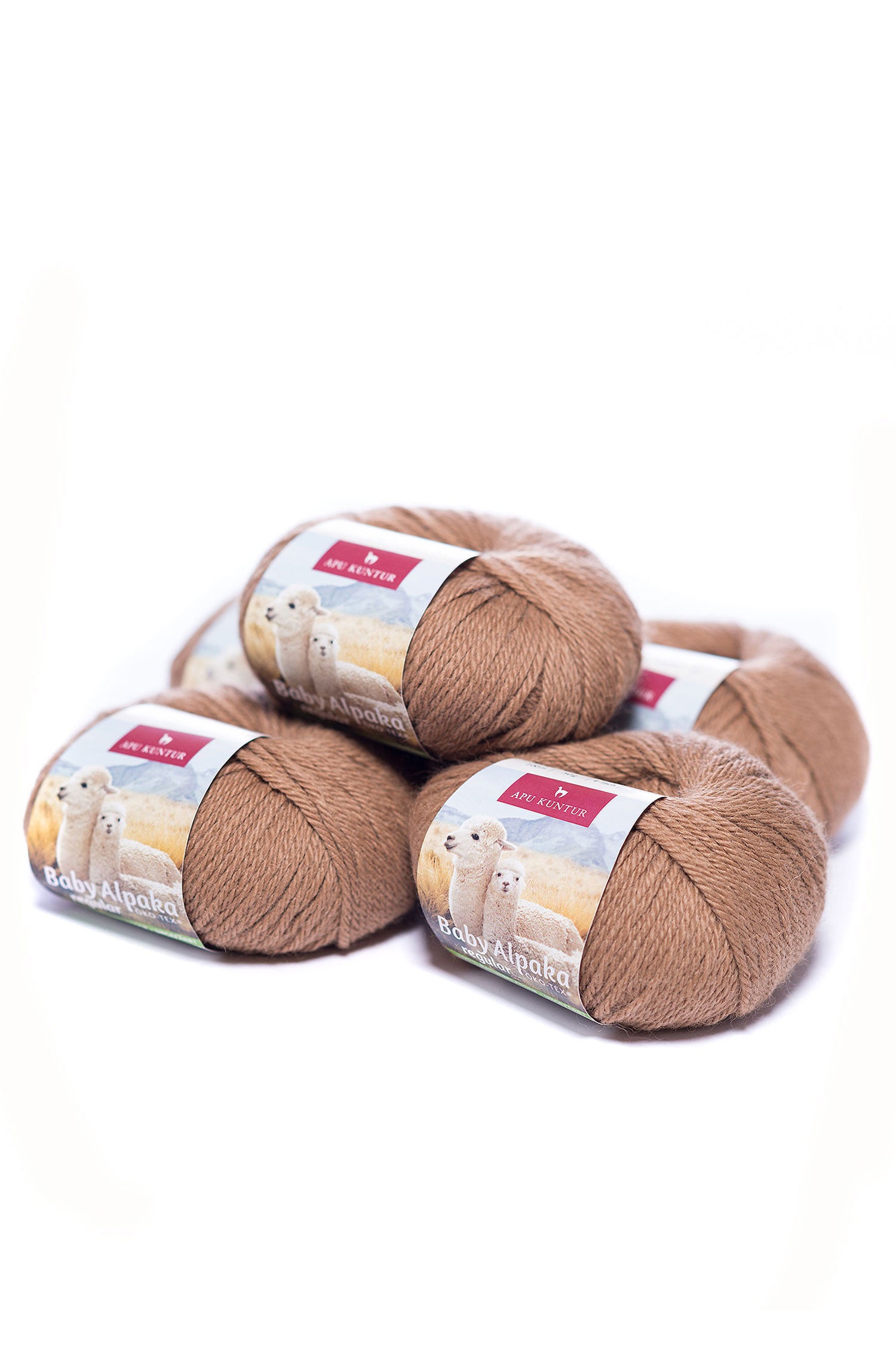 Alpaca wool REGULAR | 50g | Pack of 5 | 100% baby alpaca