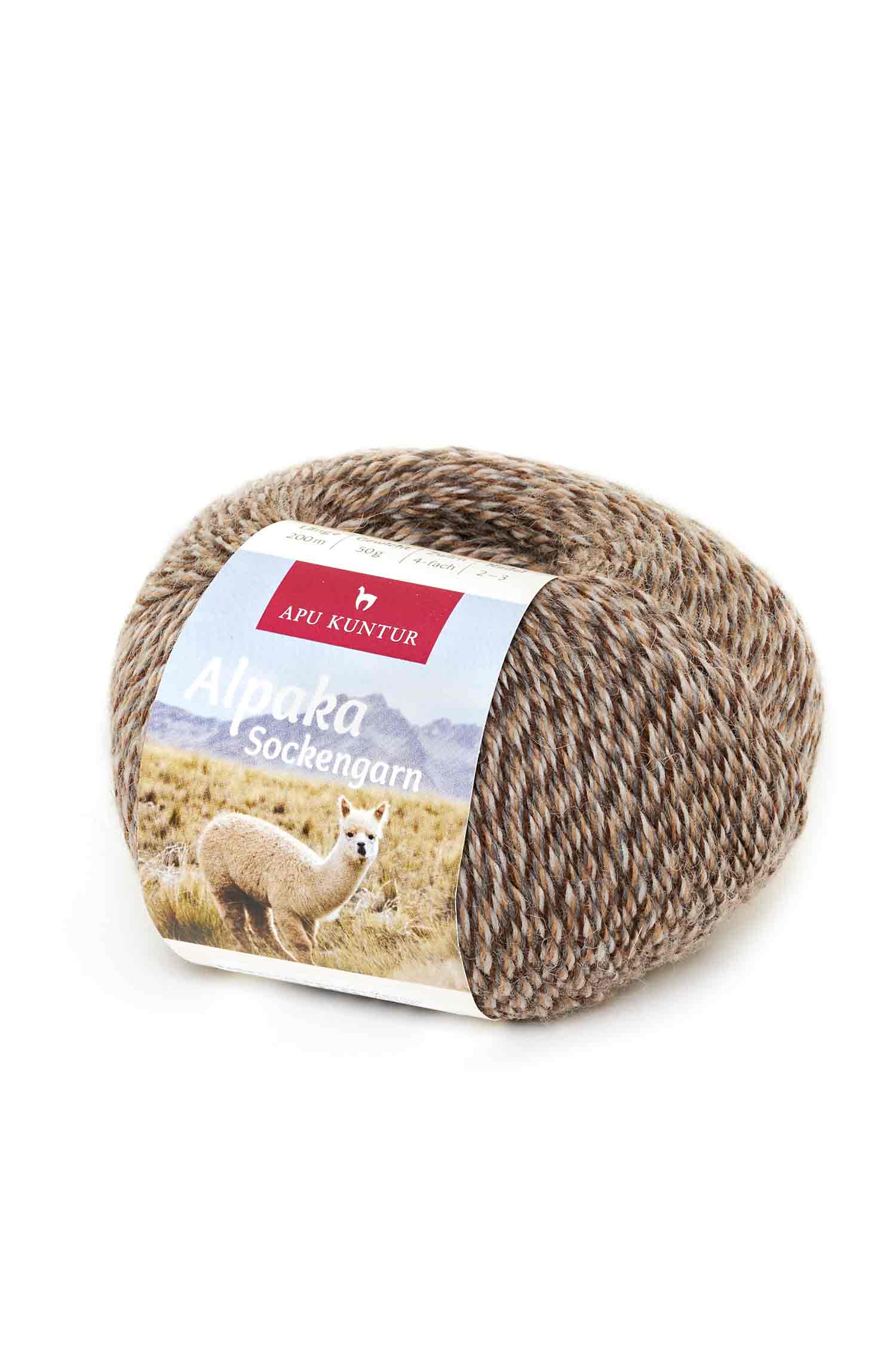 Alpaka Sockengarn MULTICOLOUR | 5×50g