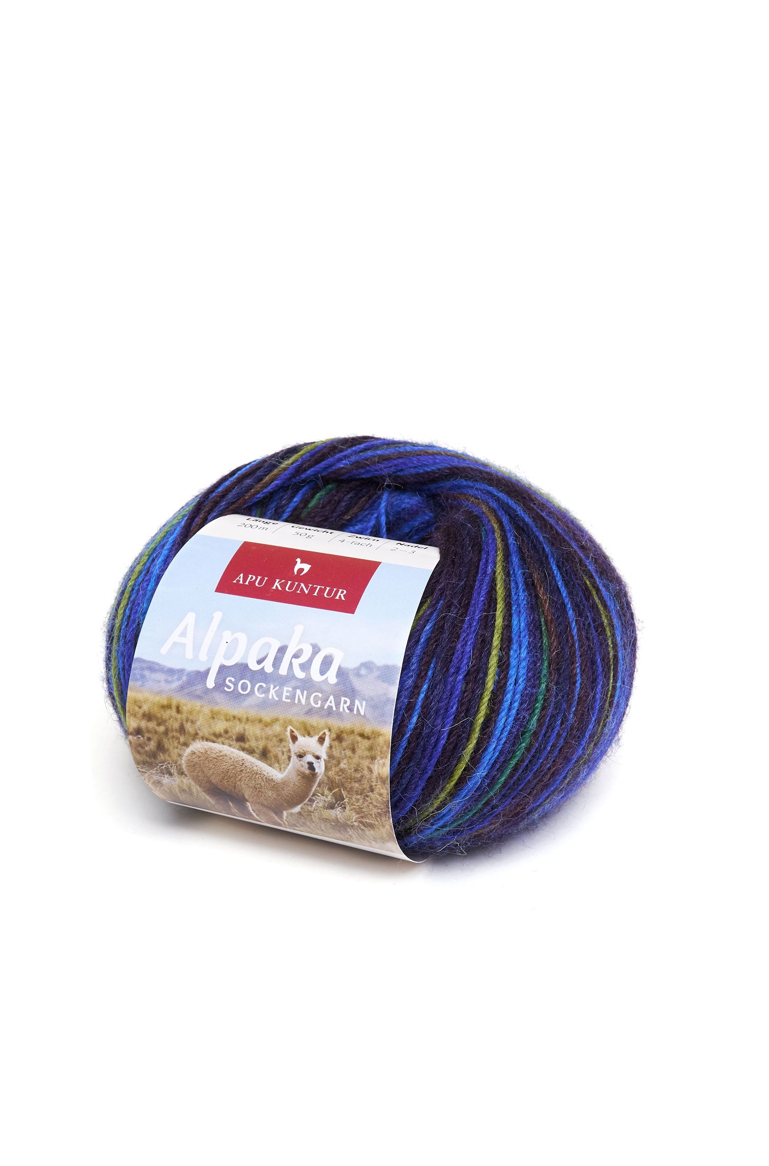 Alpaka Sockengarn MULTICOLOUR | 5×50g