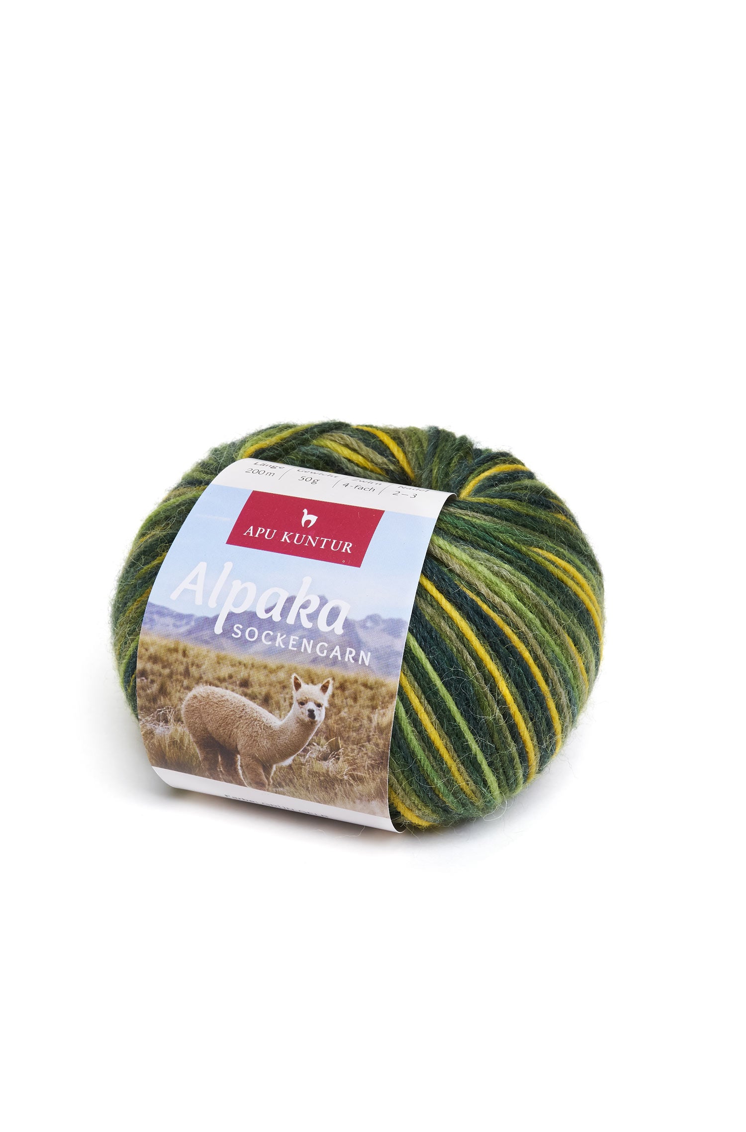 Alpaka Sockengarn MULTICOLOUR | 5×50g