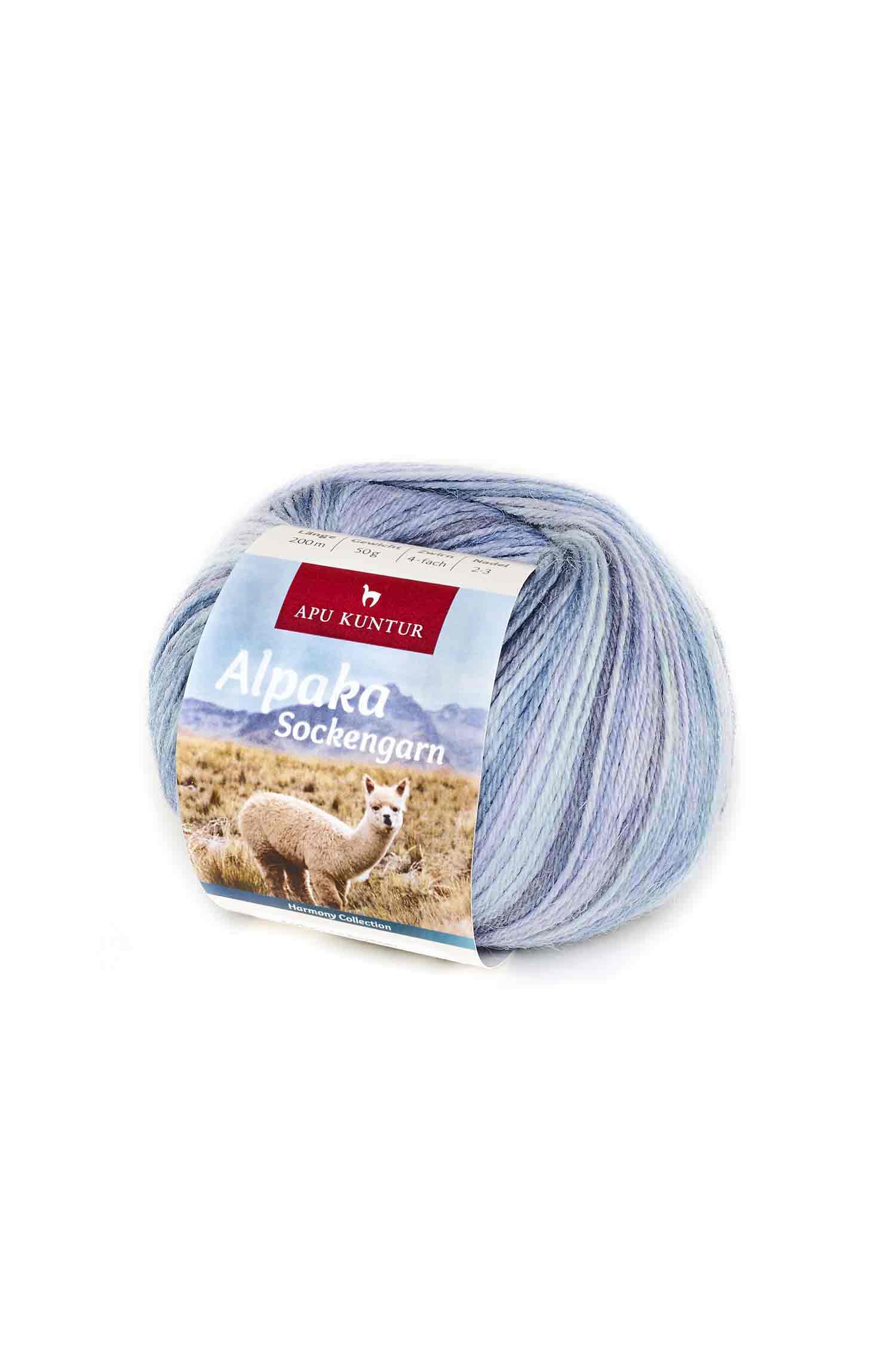 FIL DE CHAUSSETTES en laine d’alpaga | 50g | Mélange de laine d'alpaga