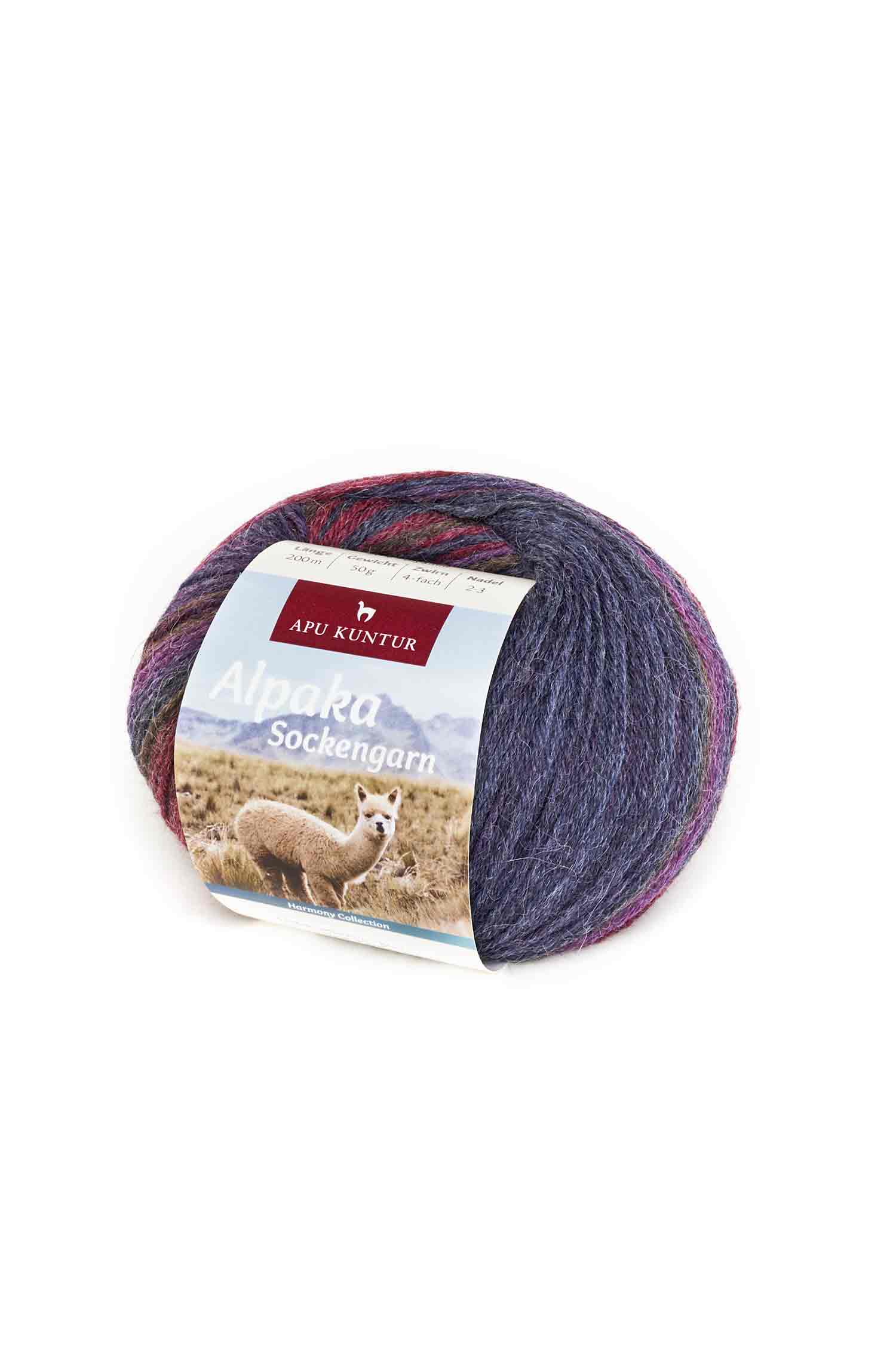 Alpaka Wolle SOCKENGARN HARMONY | 50g | Alpaka-Woll-Mix
