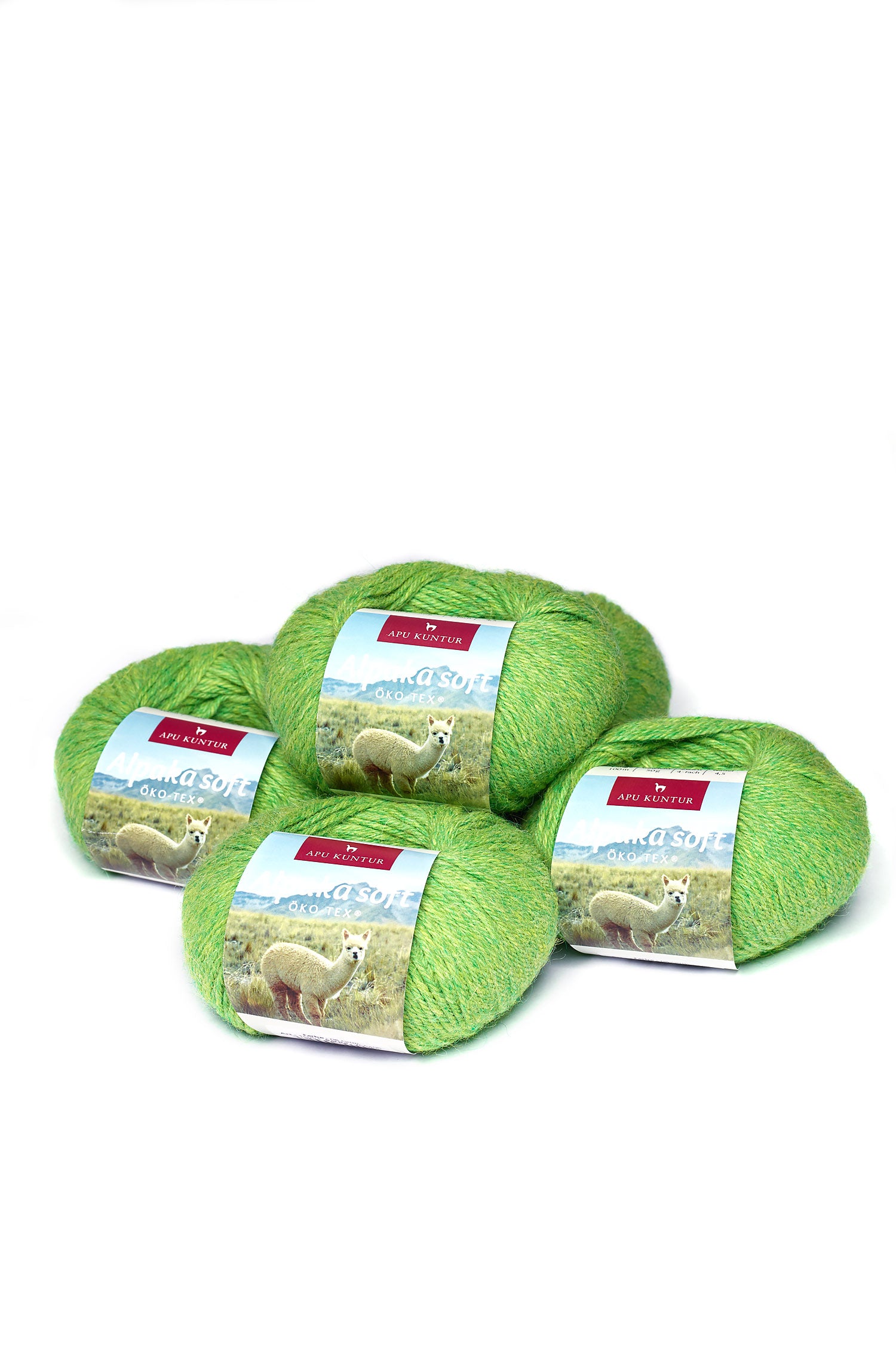 Laine d'alpaga DOUX | 50g | Paquet de 5 | 100% Alpaga Superfin