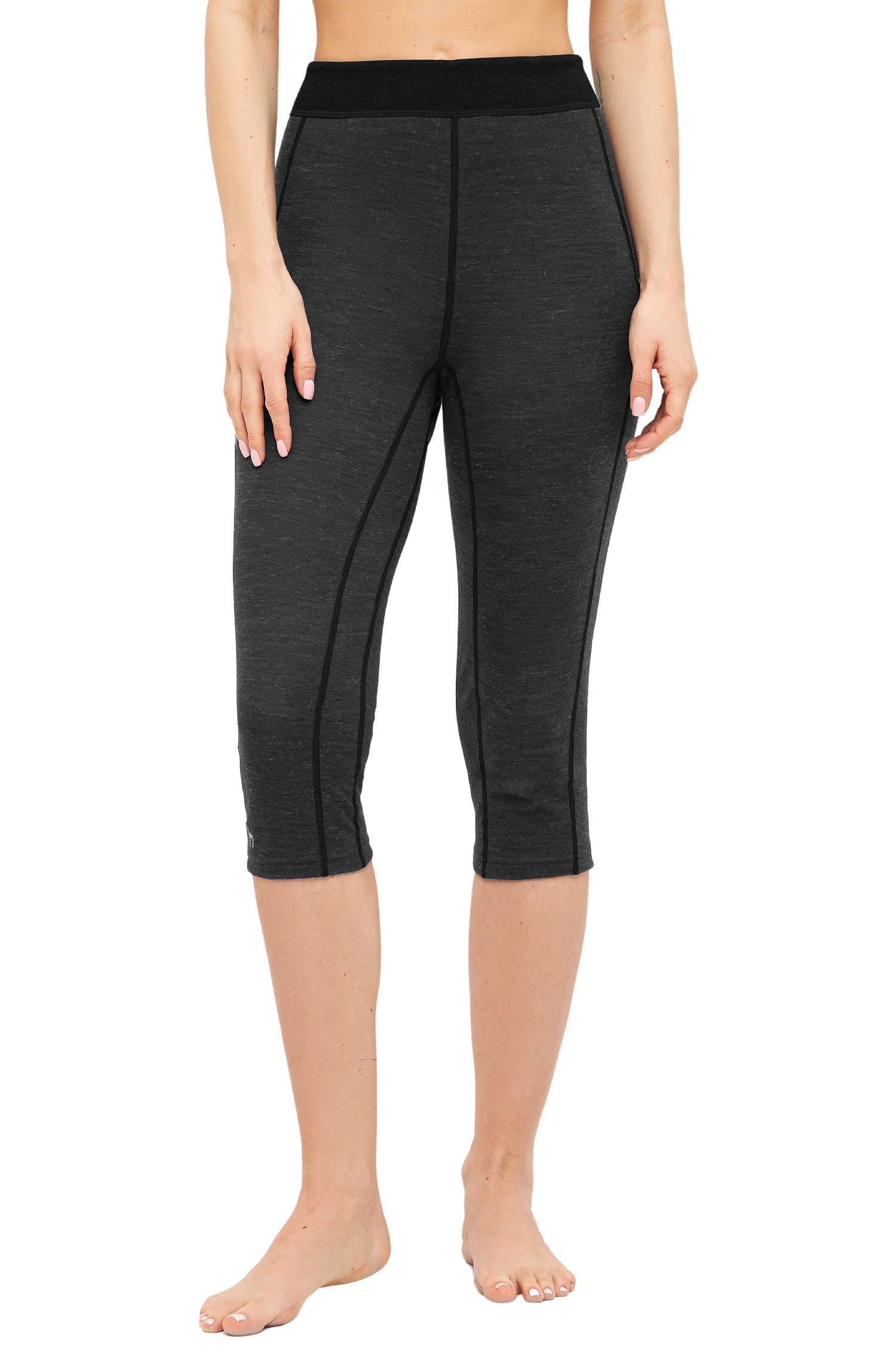 ANDEN ACTIVE Damen 3/4 Thermo Hose mit Premium Baby Alpaka