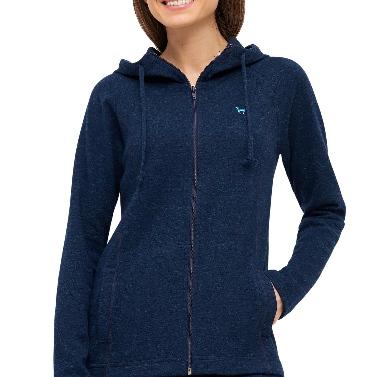 ANDEN ACTIVE Damen Thermo Lounge-Hoody mit Premium Baby Alpaka