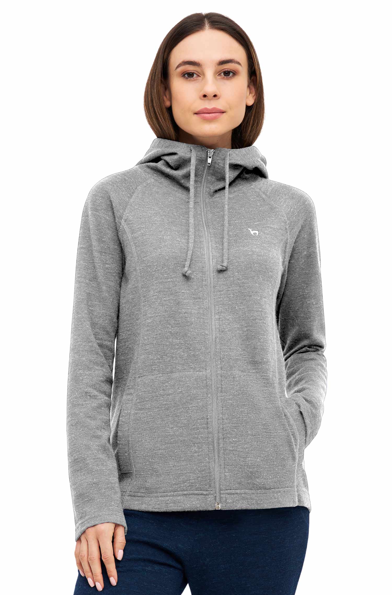 ANDEN ACTIVE Damen Thermo Lounge-Hoody mit Premium Baby Alpaka