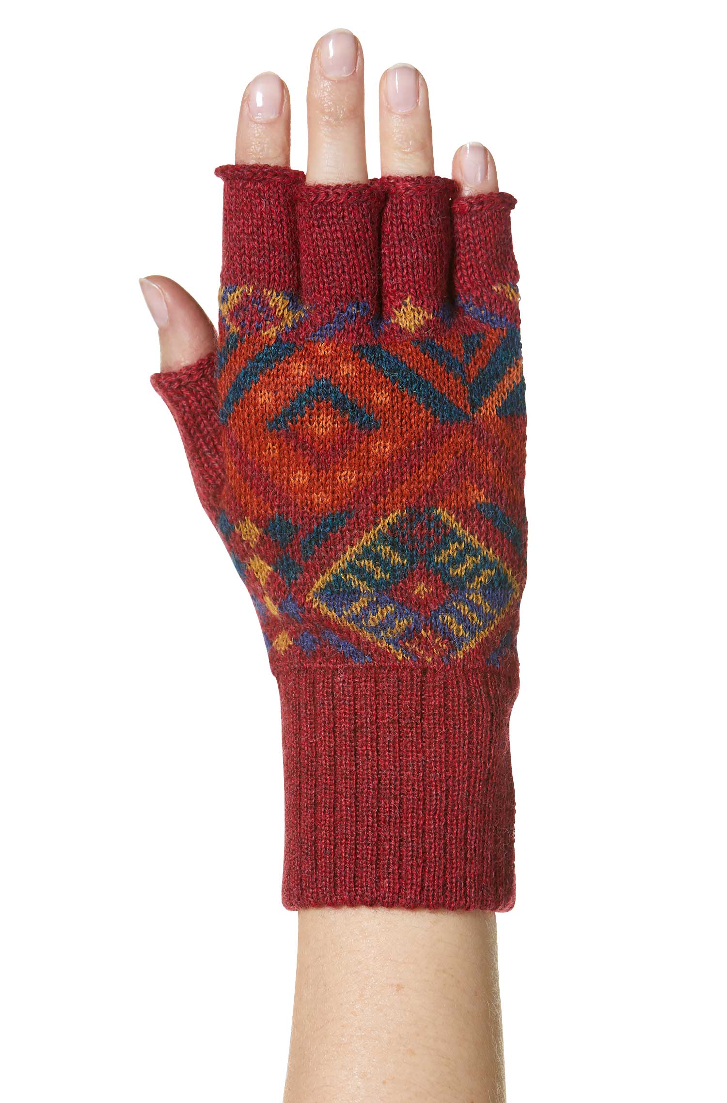 Apaka fingerless gloves TUPAC made from 100% baby alpaca