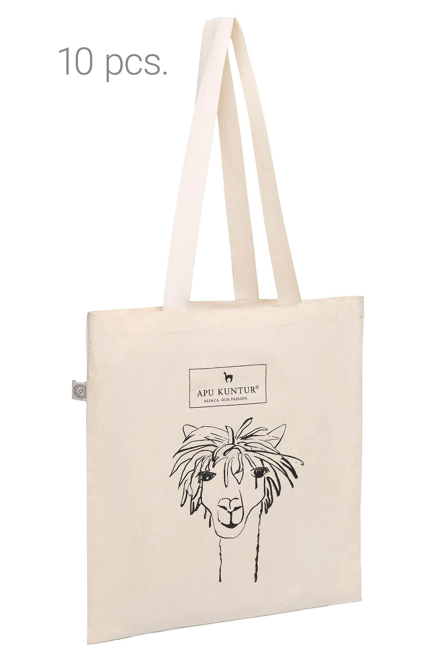 APU KUNTUR organic cotton bag (10 pieces)