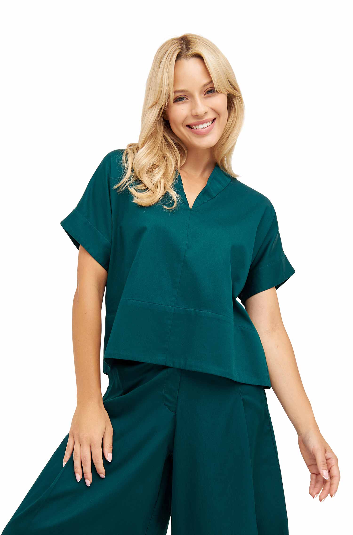 Bluse MARA aus 100% Pima-Bio-Baumwolle