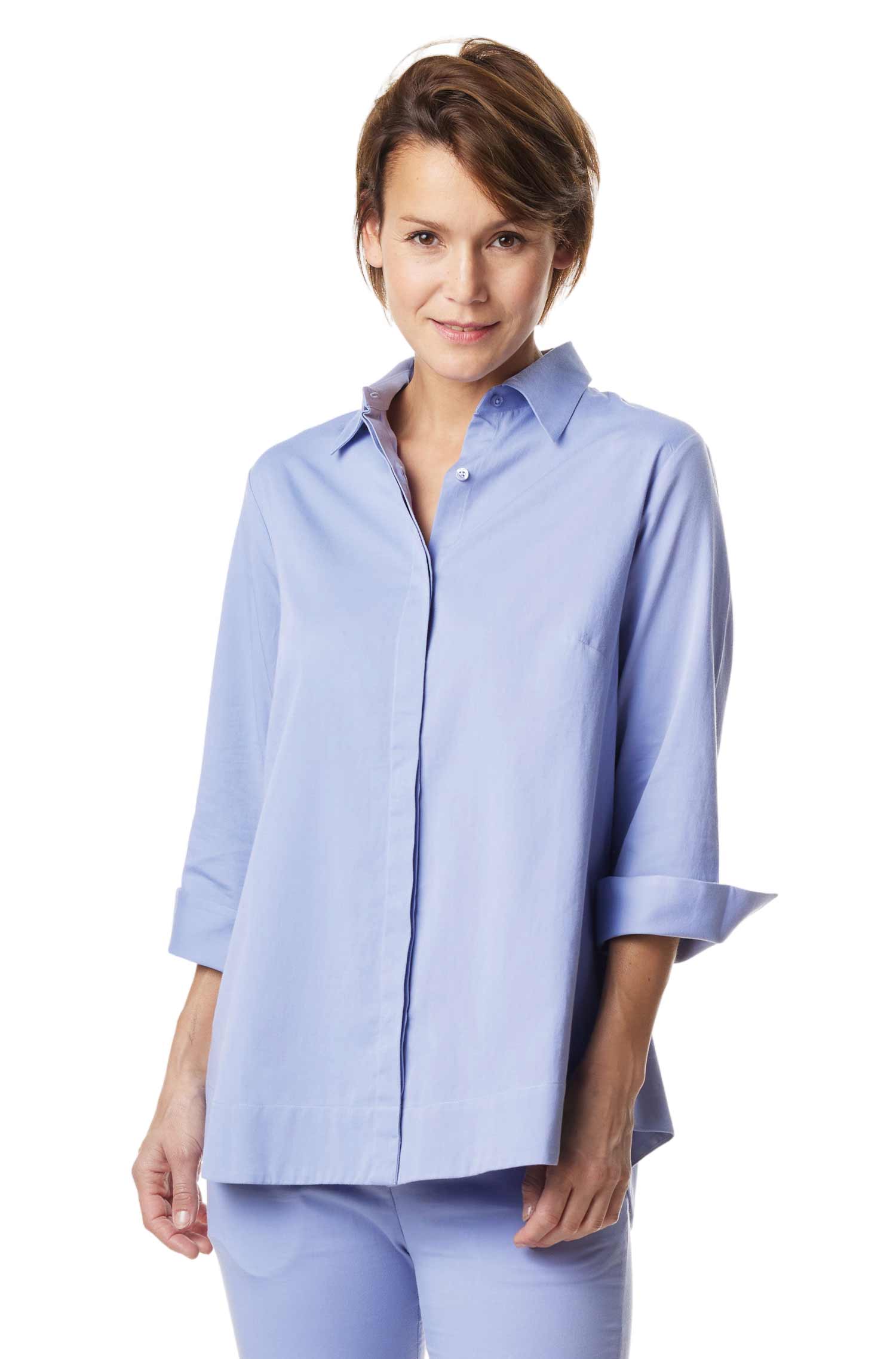 AMELIE blouse shirt made from 100% Pima organic cotton