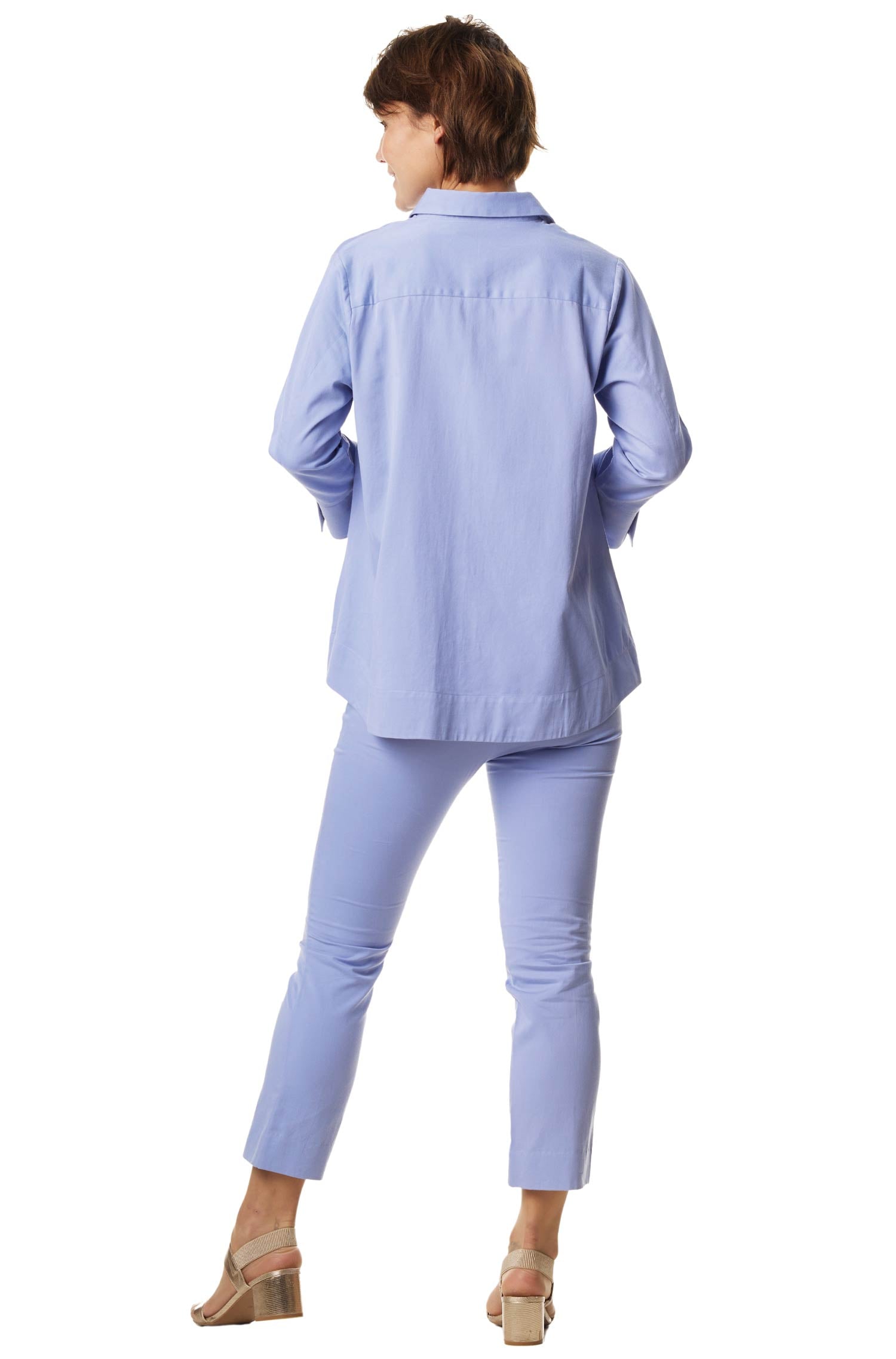 Blusenhemd AMELIE aus 100% Pima-Bio-Baumwolle