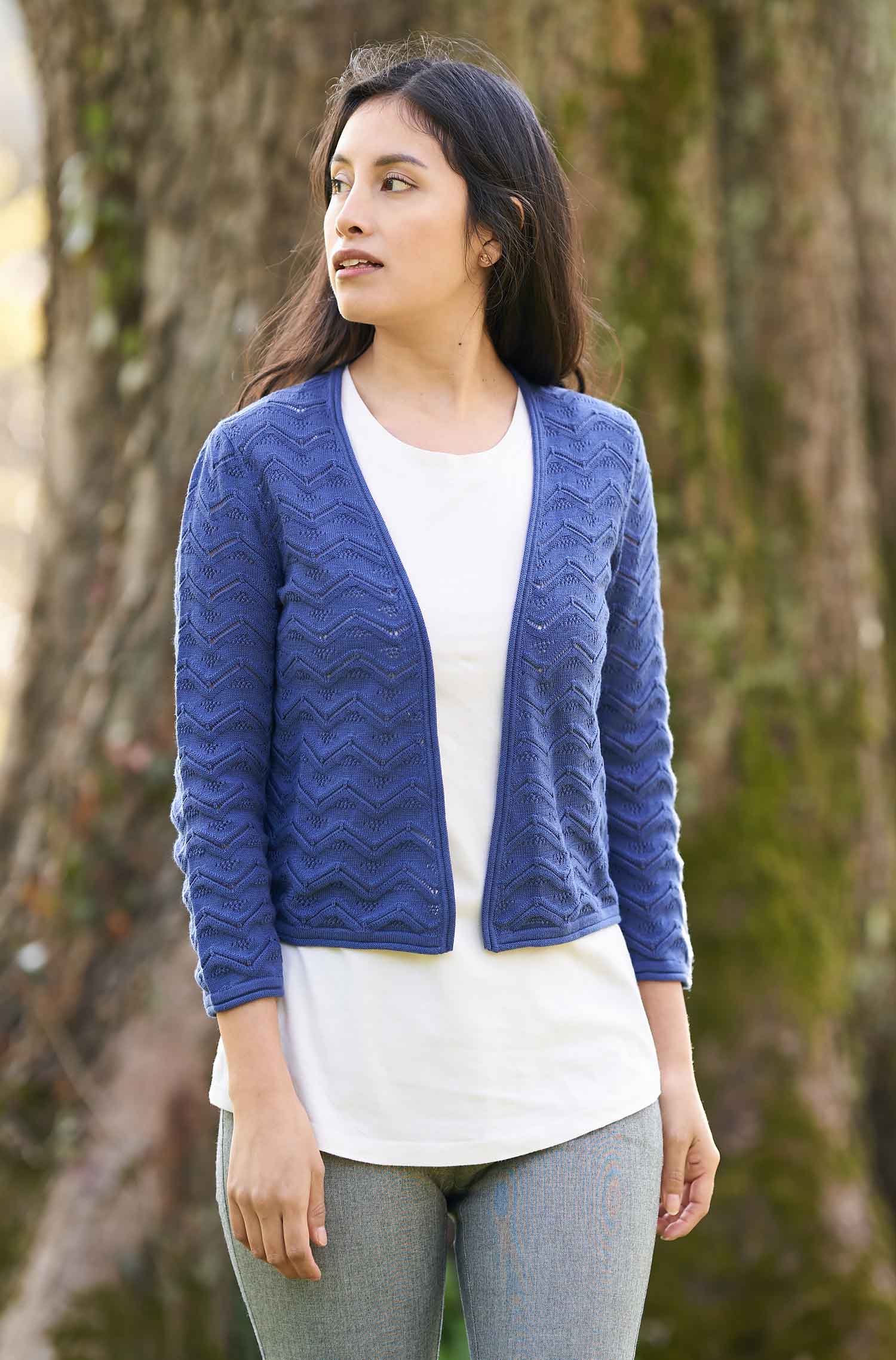 Bolero CLARA aus Pima Baumwolle