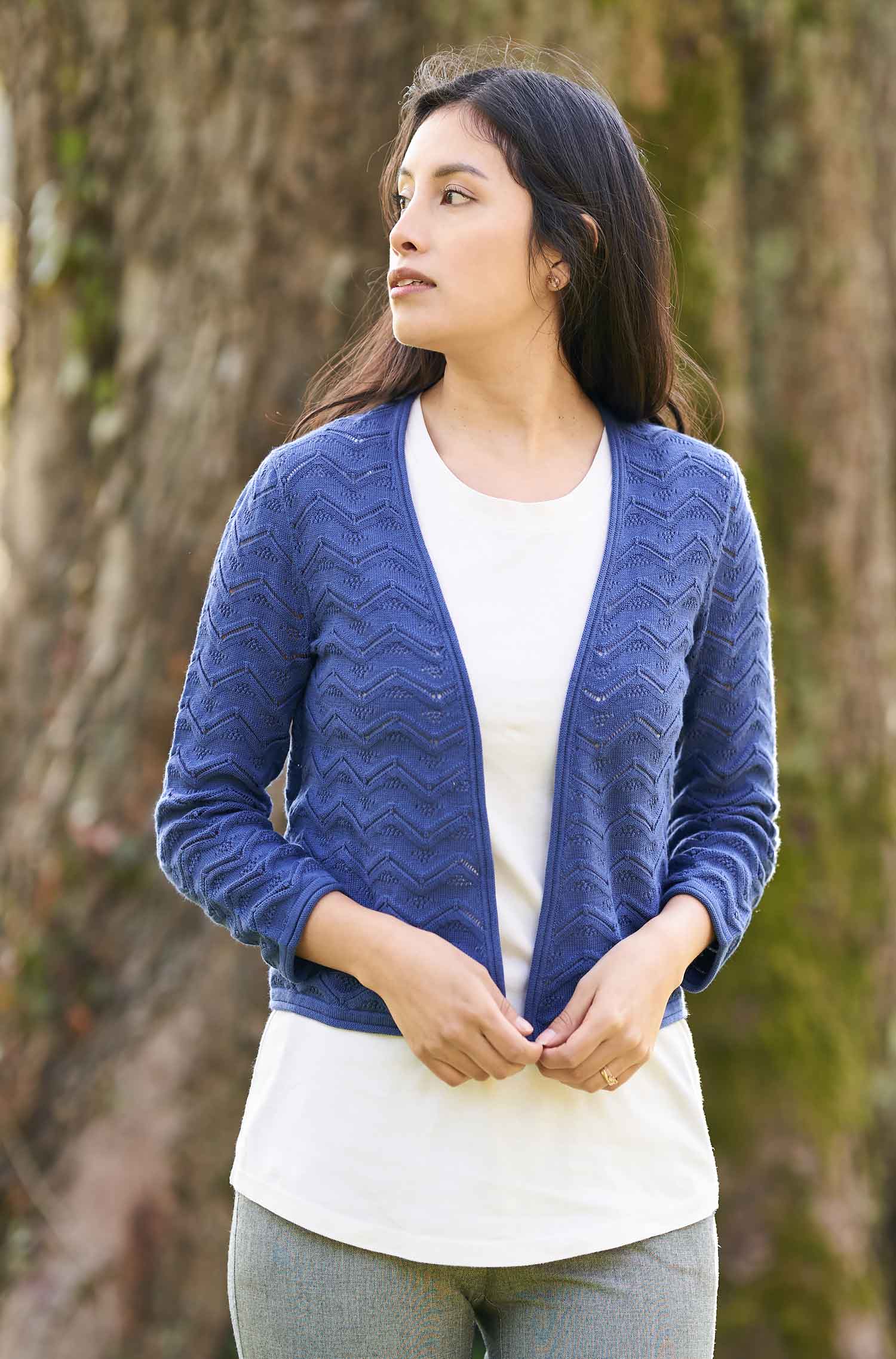 Bolero CLARA aus Pima Baumwolle