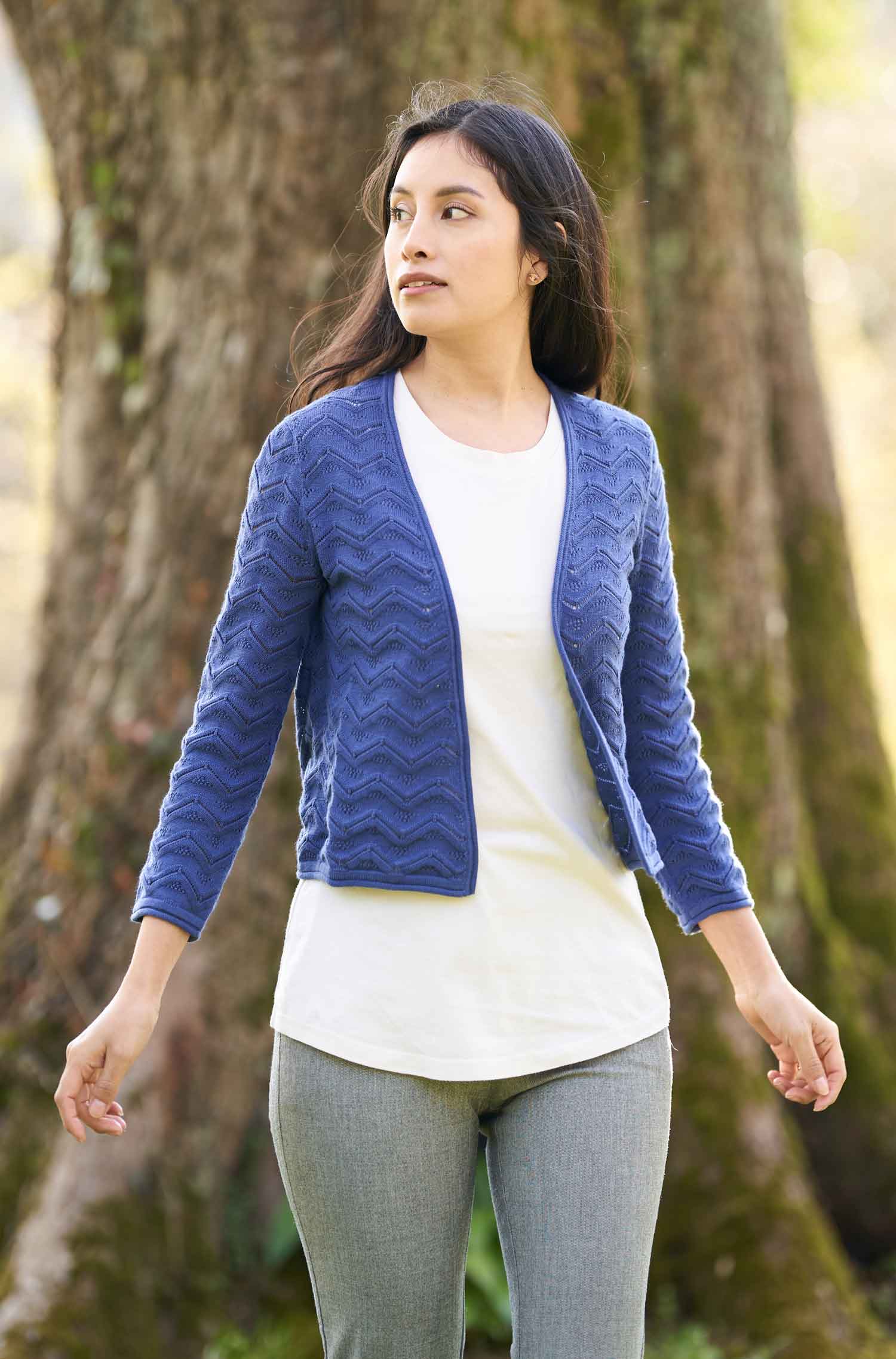Bolero CLARA aus Pima Baumwolle