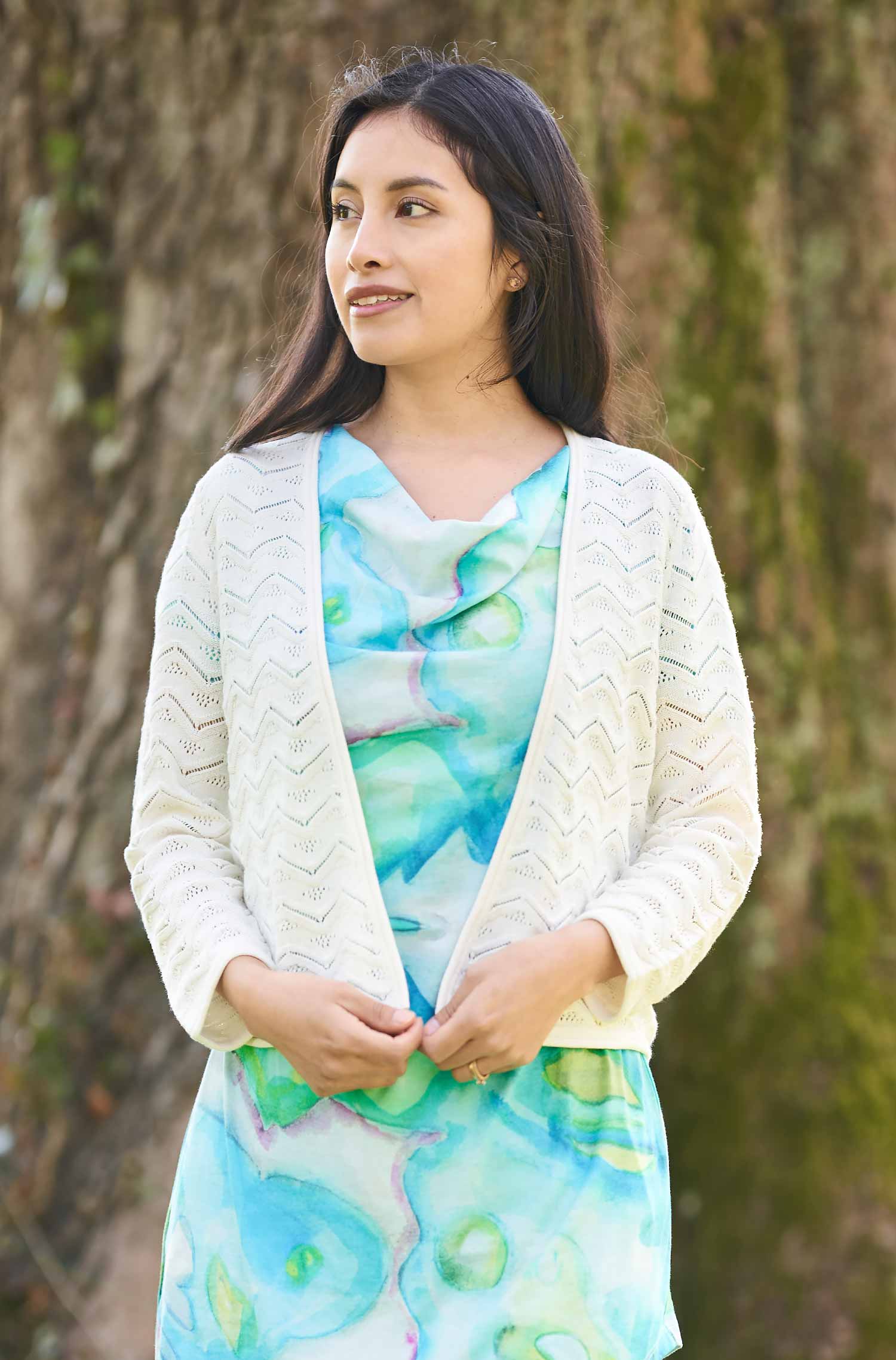Bolero CLARA aus Pima Baumwolle