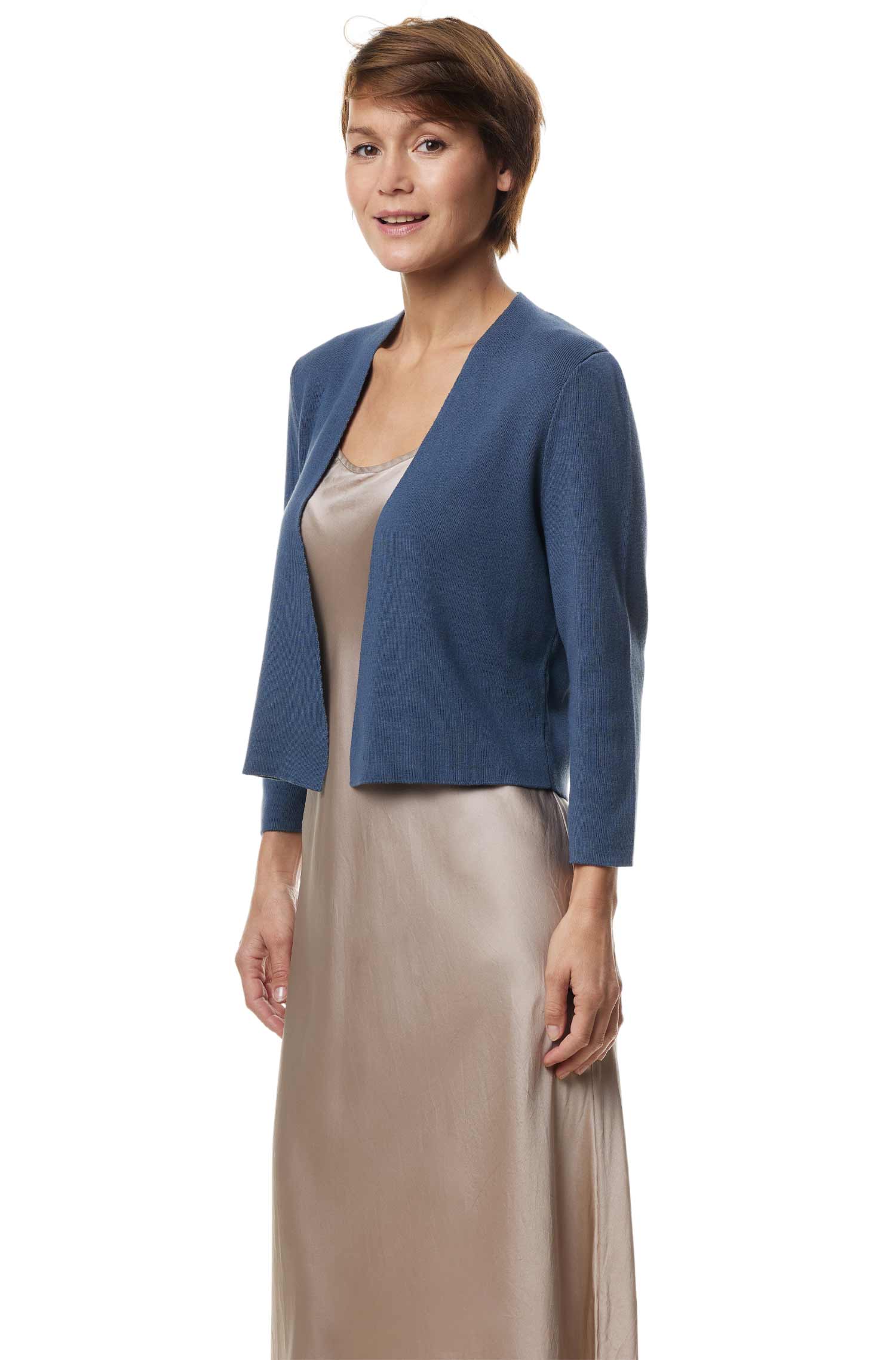 Bolero CLARA aus Pima-Bio-Baumwolle