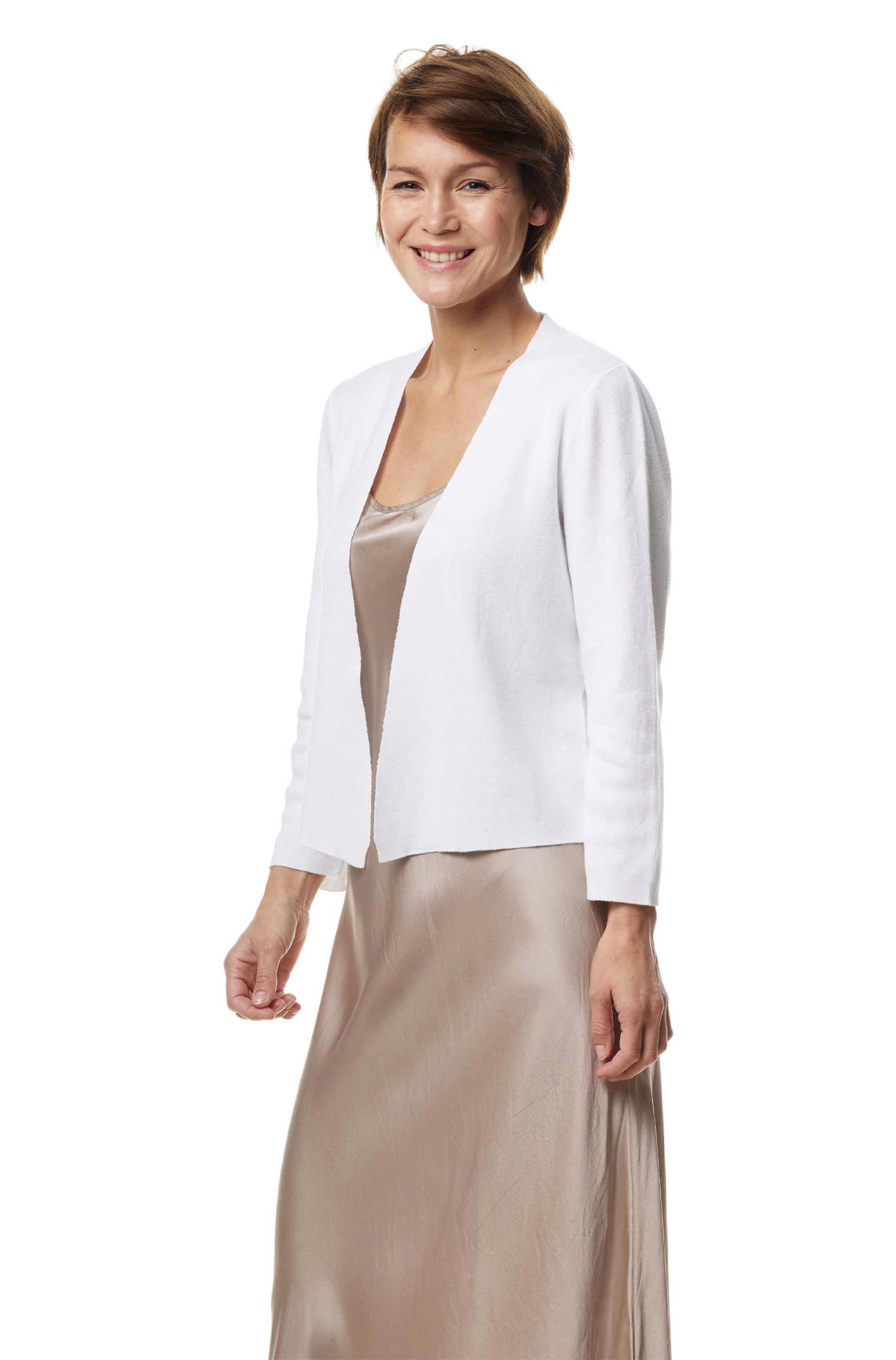 Bolero CLARA aus Pima-Bio-Baumwolle