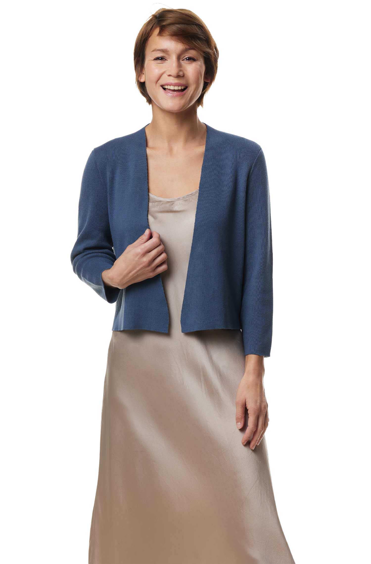 Bolero CLARA aus Pima-Bio-Baumwolle