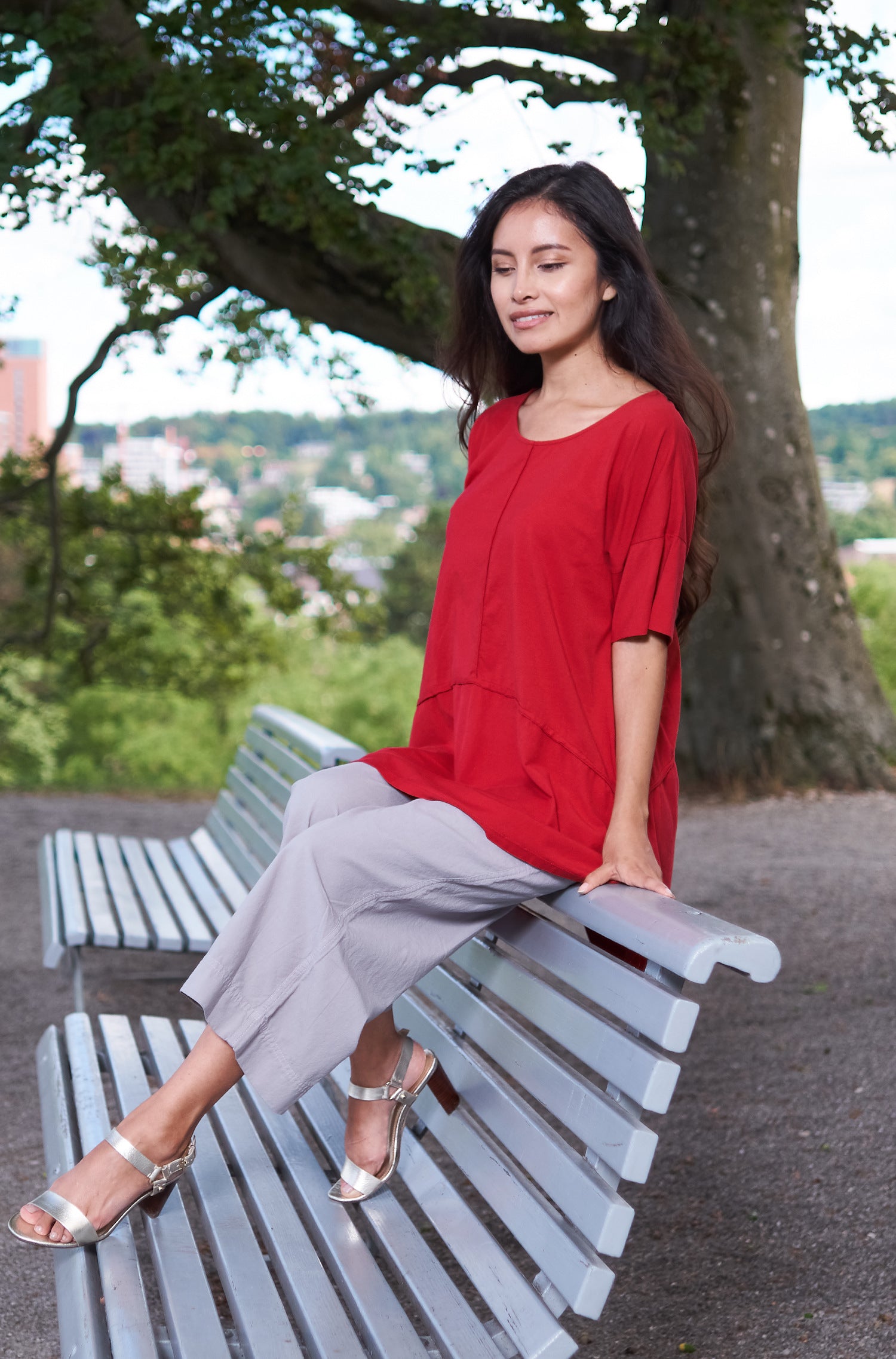 Culotte pants GRACE made from 100% Pima organic cotton