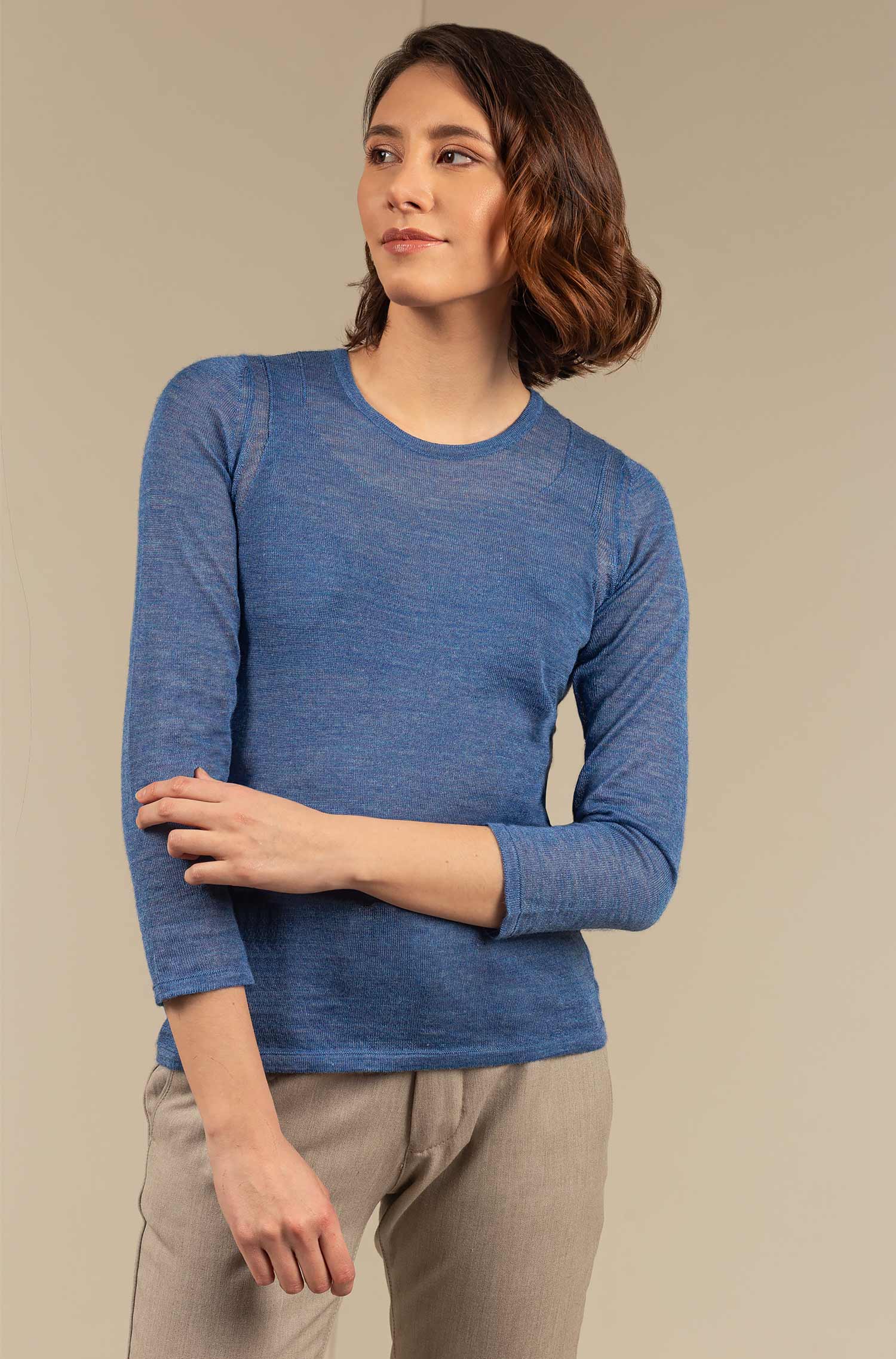 Women's knitted sweater SUBTIL