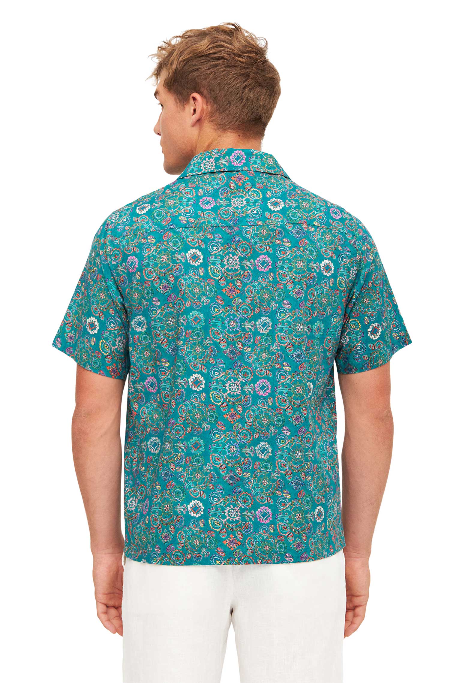 Hemd FLORAL ETHNO aus Bio-Pima-Baumwolle