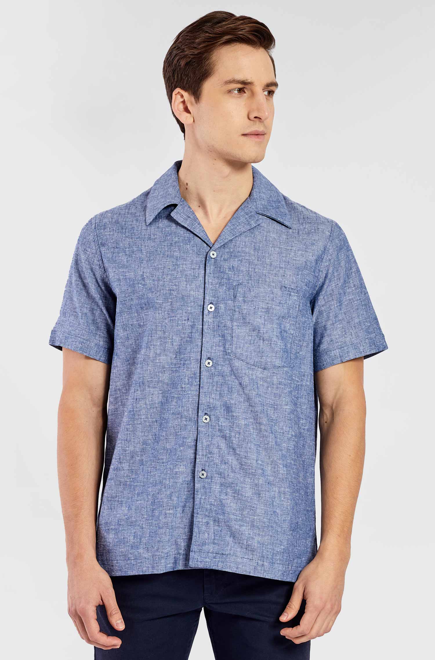 Chemise VASCO en coton et lin