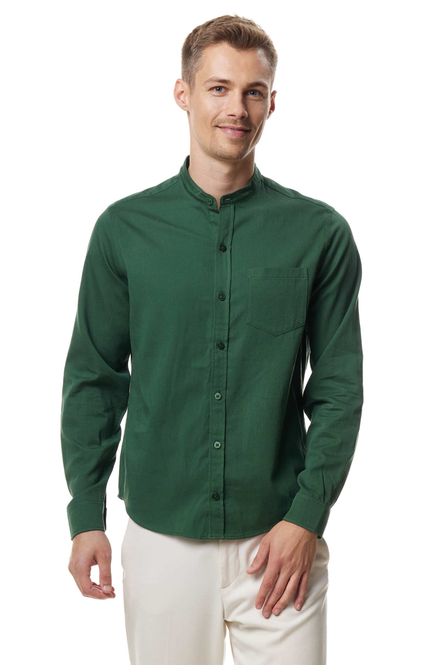 Chemise homme MIGUEL en coton biologique 100% Pima