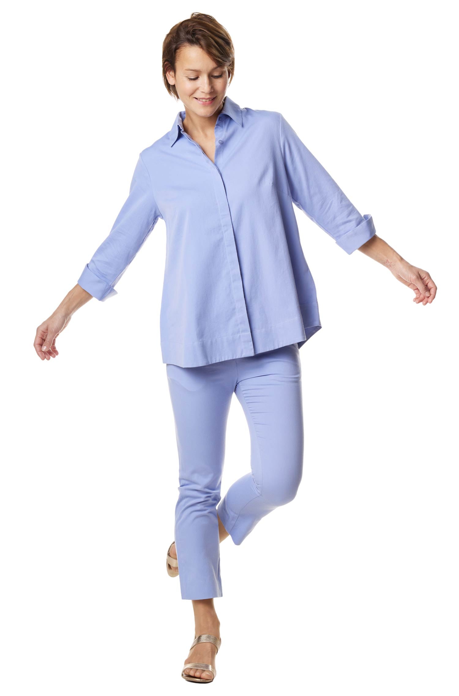 Hose KIRA aus 100% Bio-Pima-Baumwolle für Damen