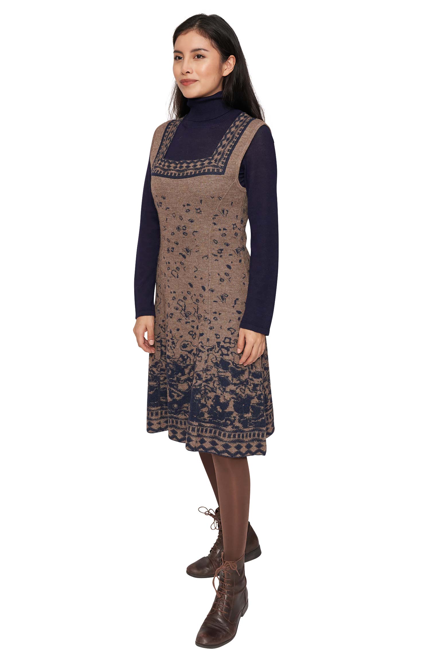 Kleid MAHALA aus 100% Baby Alpaka