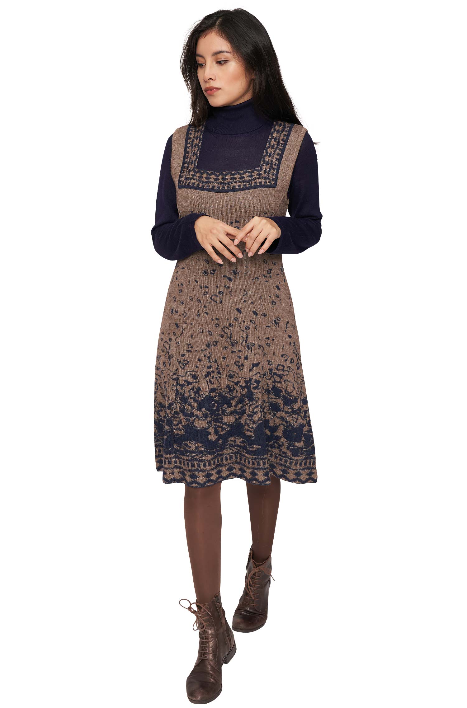 Kleid MAHALA aus 100% Baby Alpaka